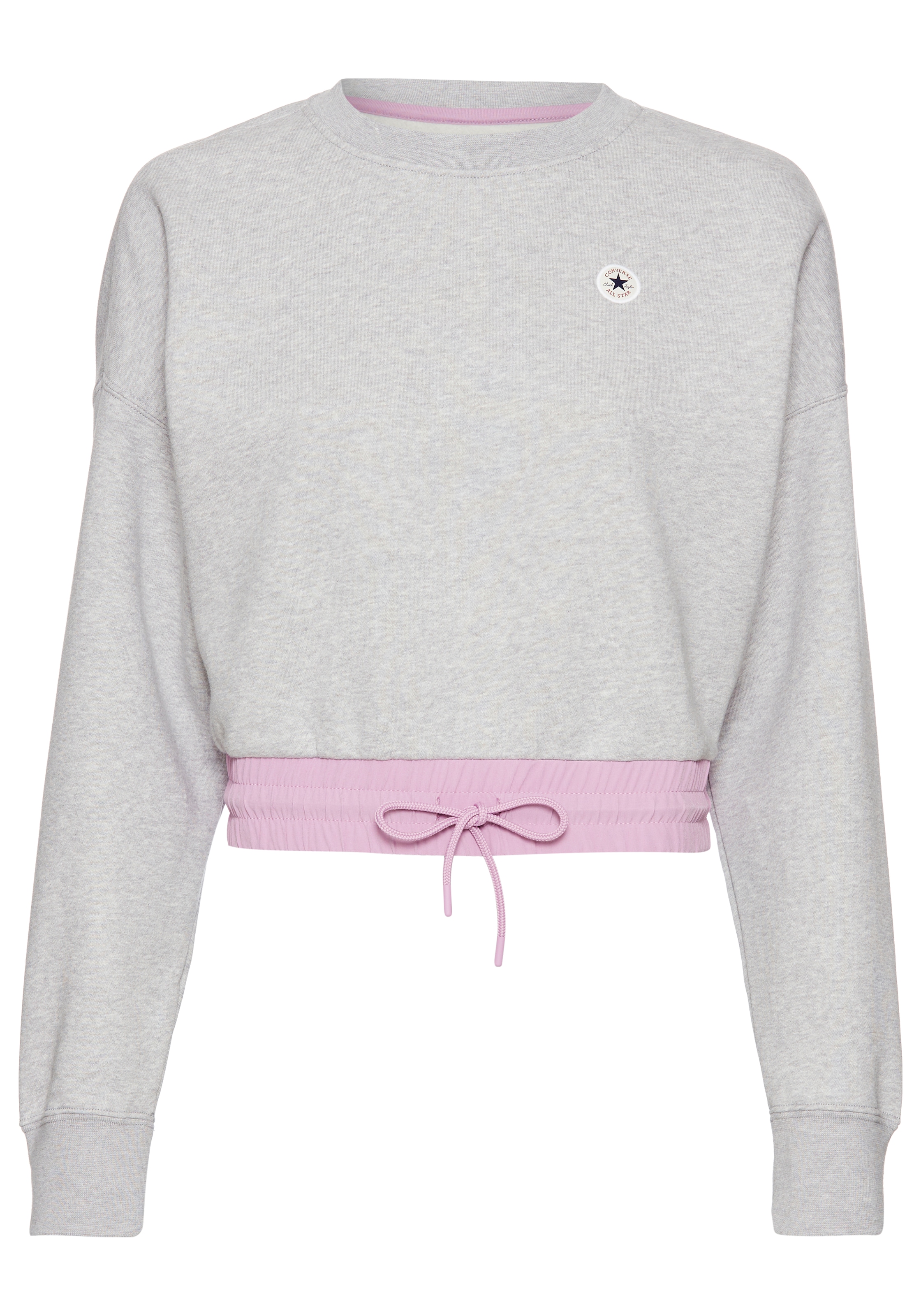 Converse Sweatshirt, bedruckte Optik, mit Rundhalsausschnitt