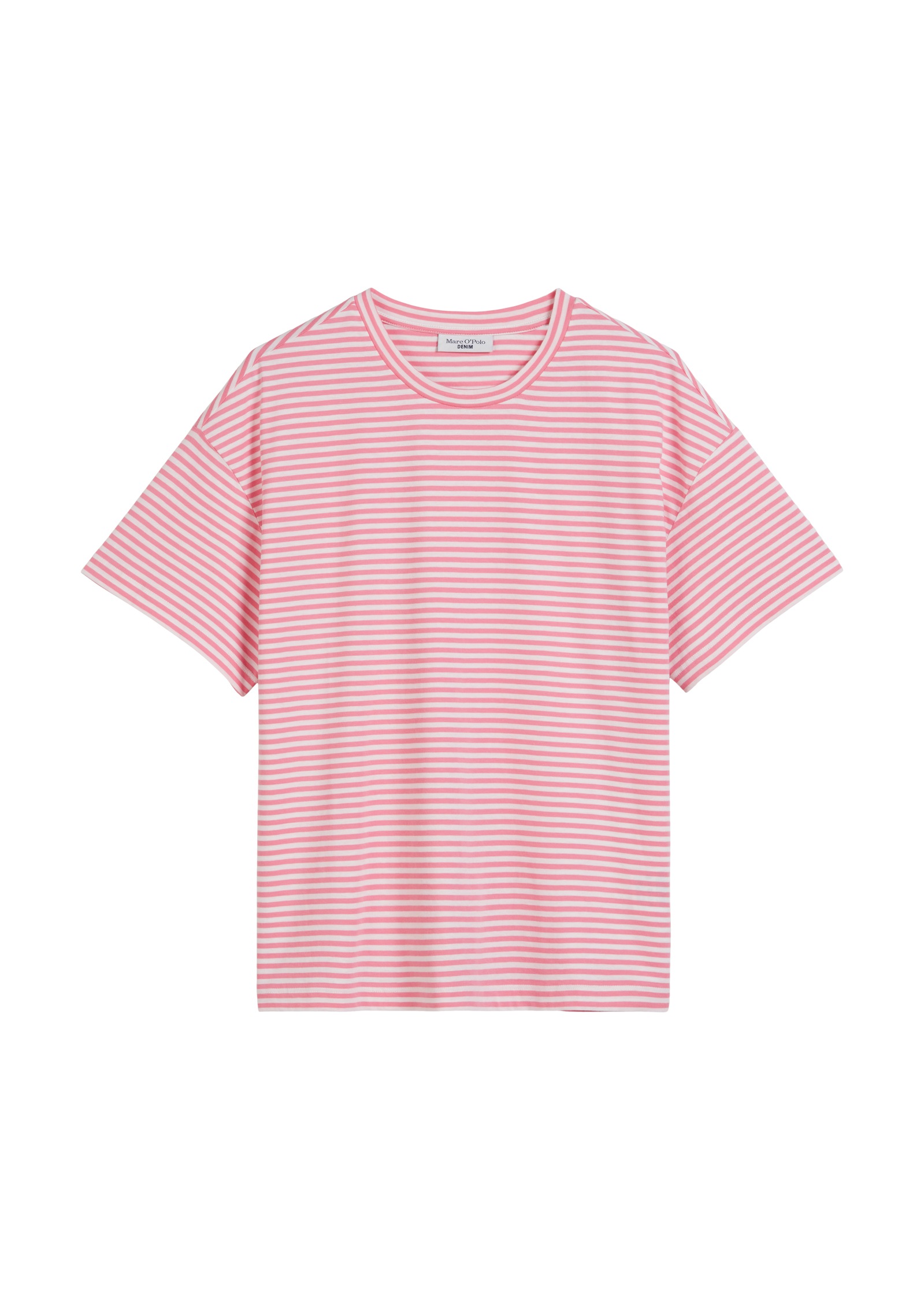 Marc O'Polo DENIM T-Shirt, geringelt, Rundhals, relaxed fit