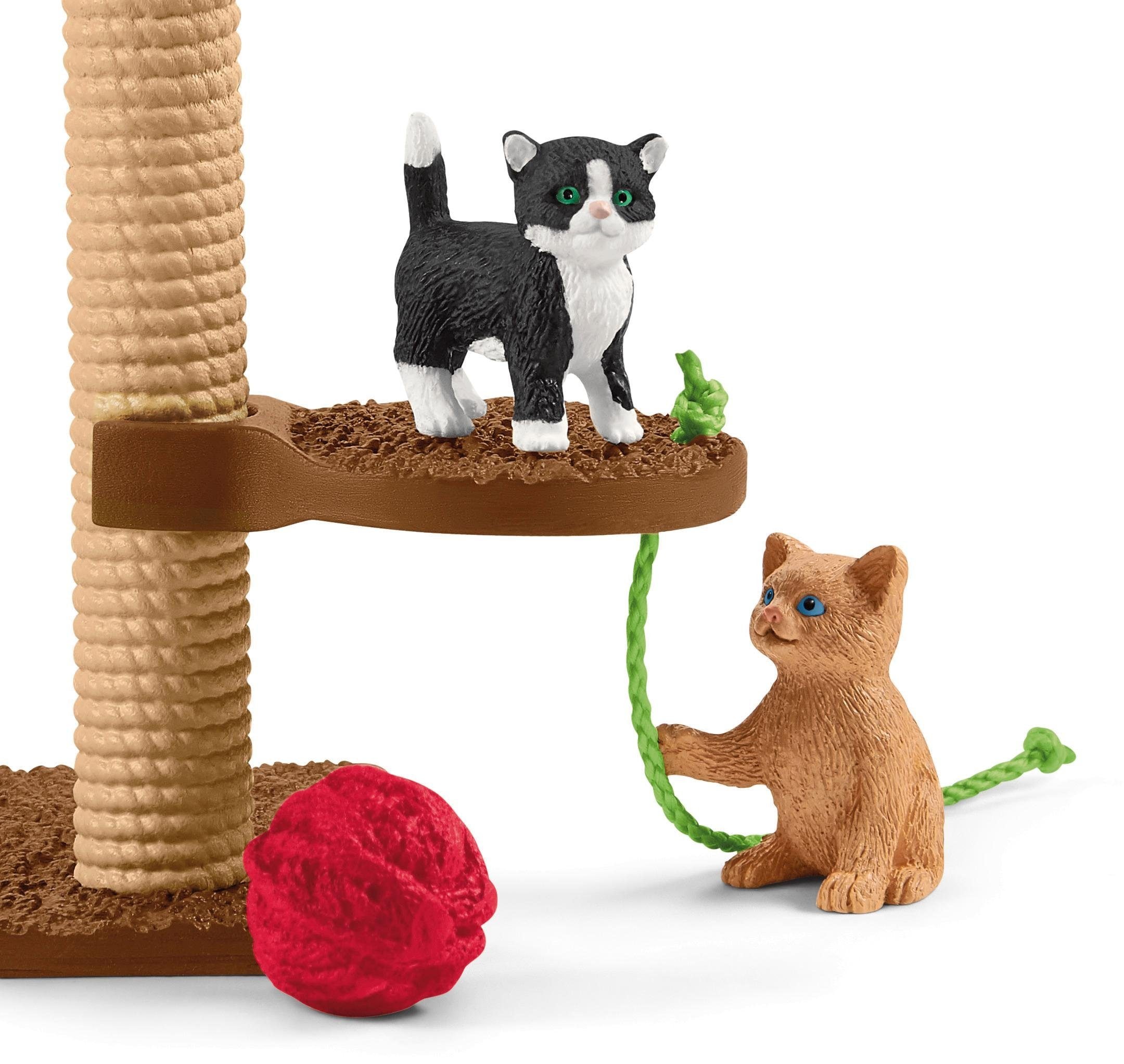 Schleich® Spielfigur »FARM WORLD, Spielspass für niedliche Katzen (42501)«, (Set)