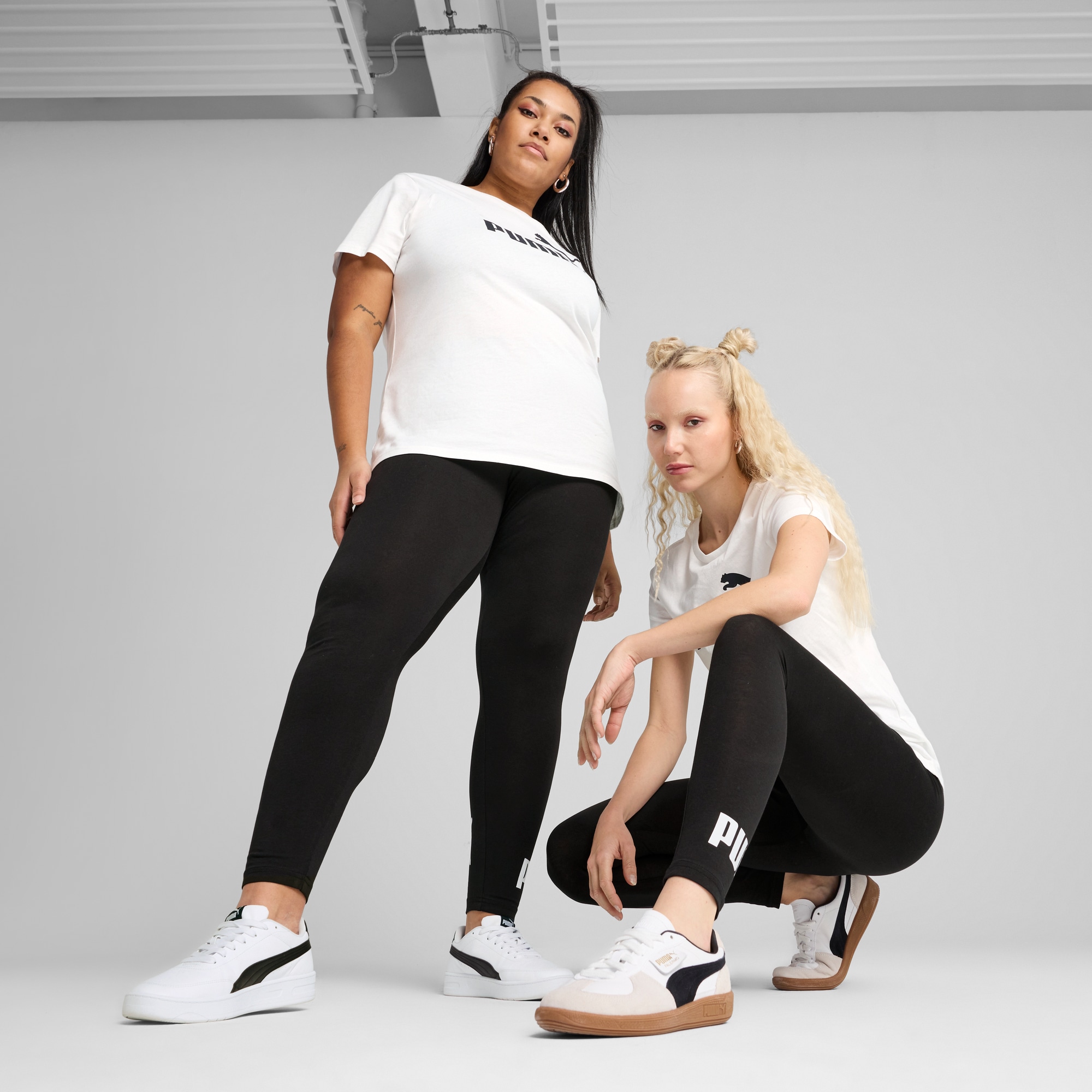 PUMA Leggings »ESS NO. 1 LOGO LEGGINGS« für aktive Momente, aus Baumwollmix, schmale Passform