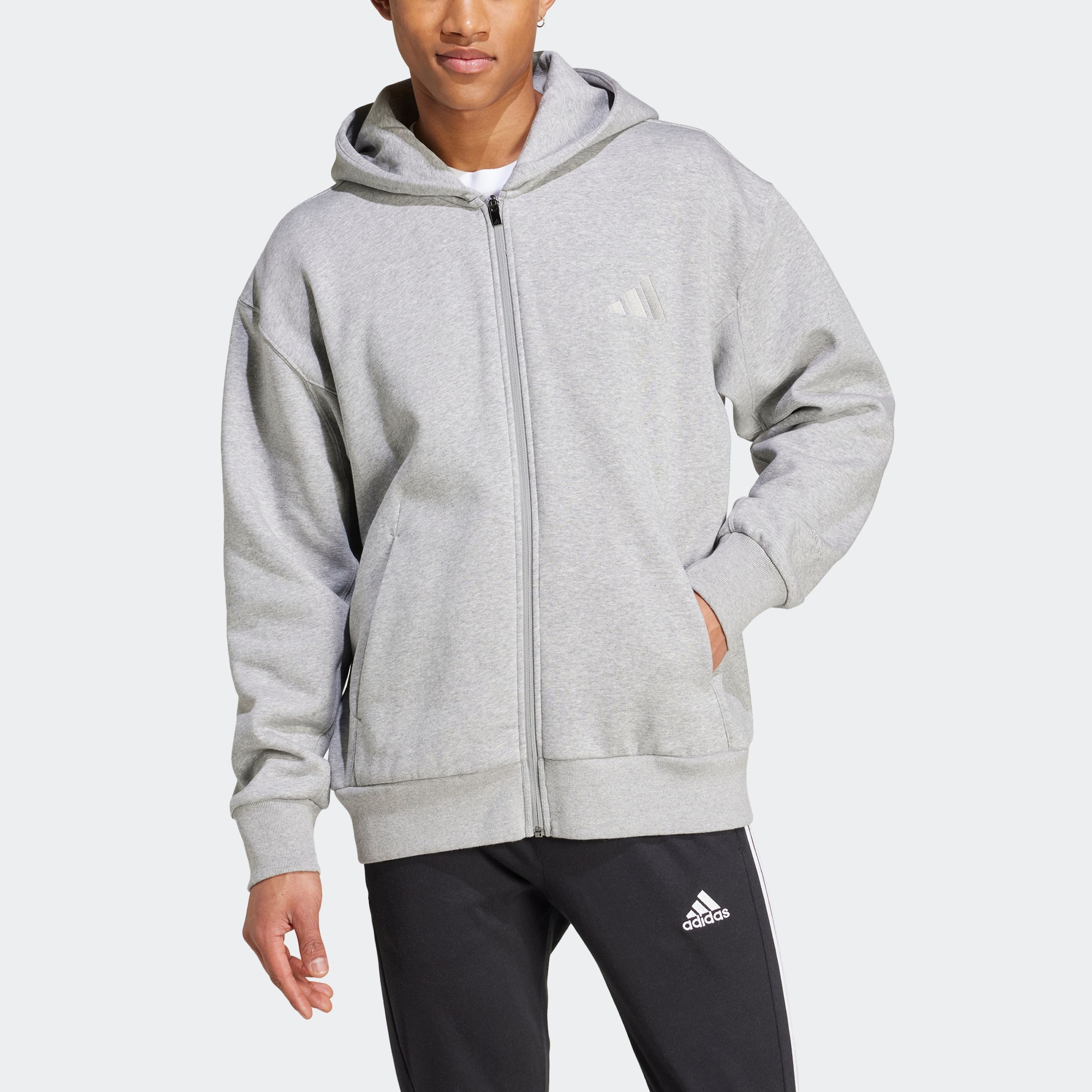 adidas Sportswear Kapuzensweatshirt »M A SZN FL FZ«, Kapuzenjacke mit Reissverschluss