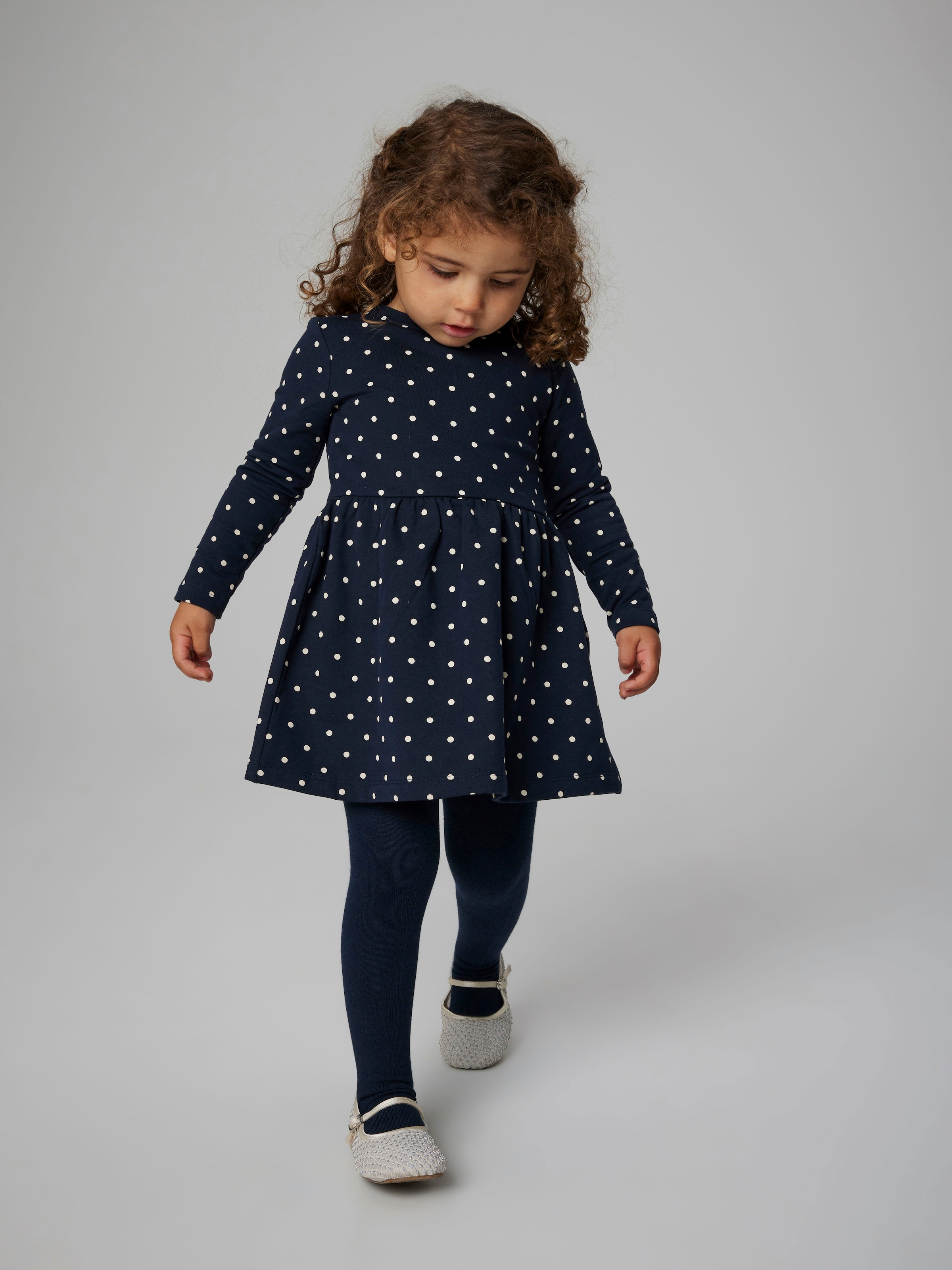 Name It Sweatkleid »NMFDAVINA LS SWEAT BRU DRESS NOOS« im tollen Alloverprint
