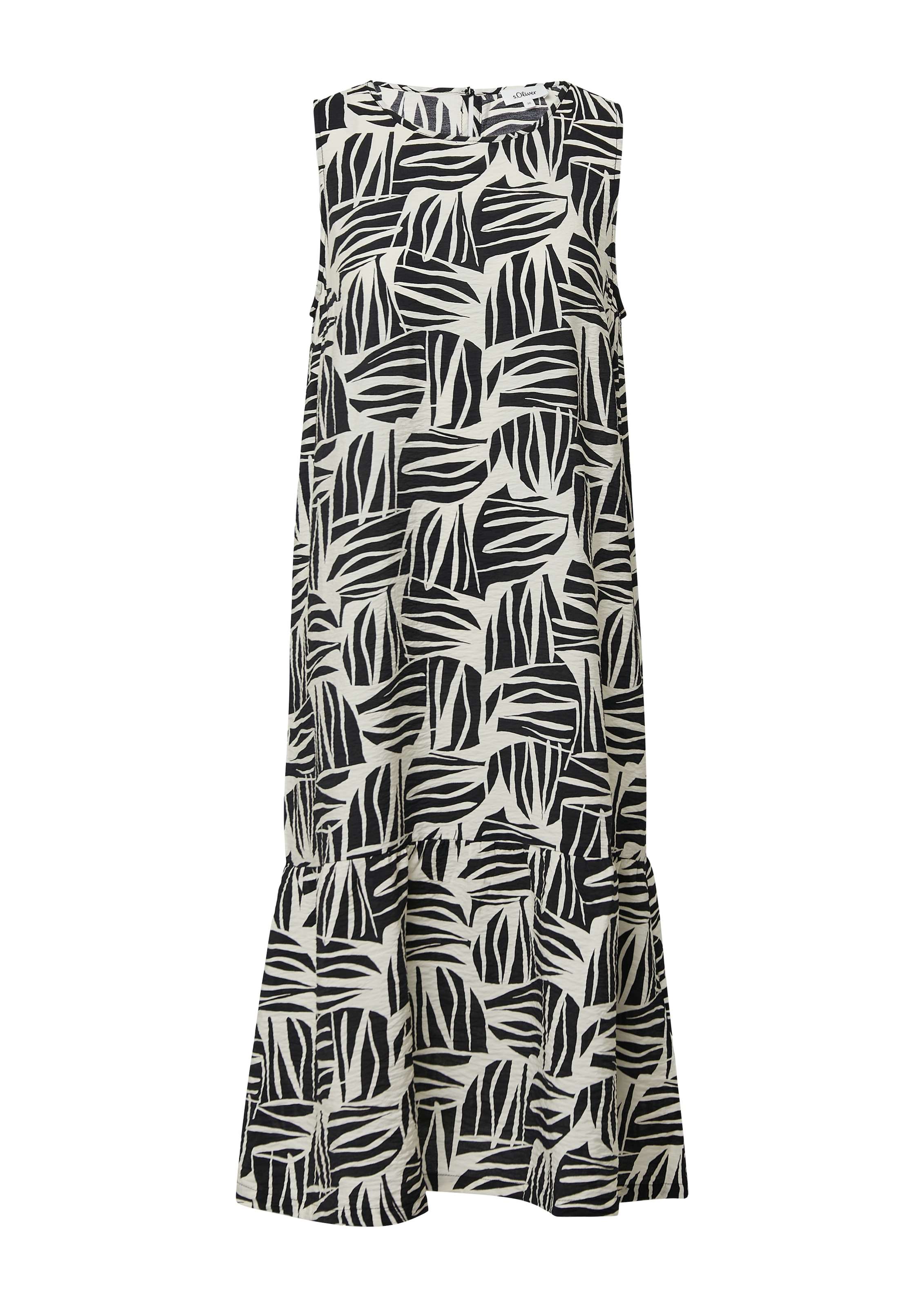 s.Oliver Midikleid, mit All-Over Print