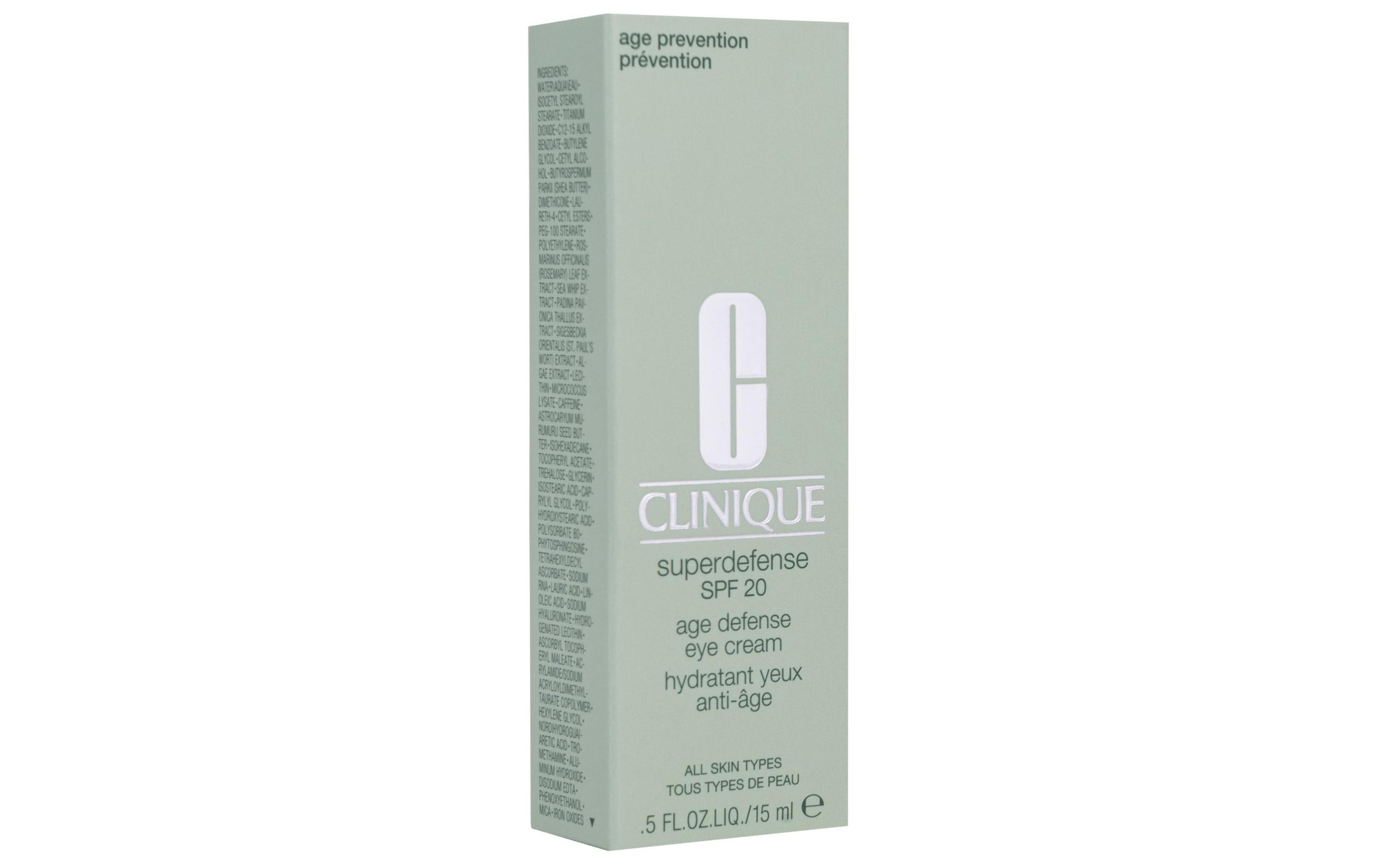 CLINIQUE Augencreme »Superdefense LSF 20 15 ml«, Premium Kosmetik