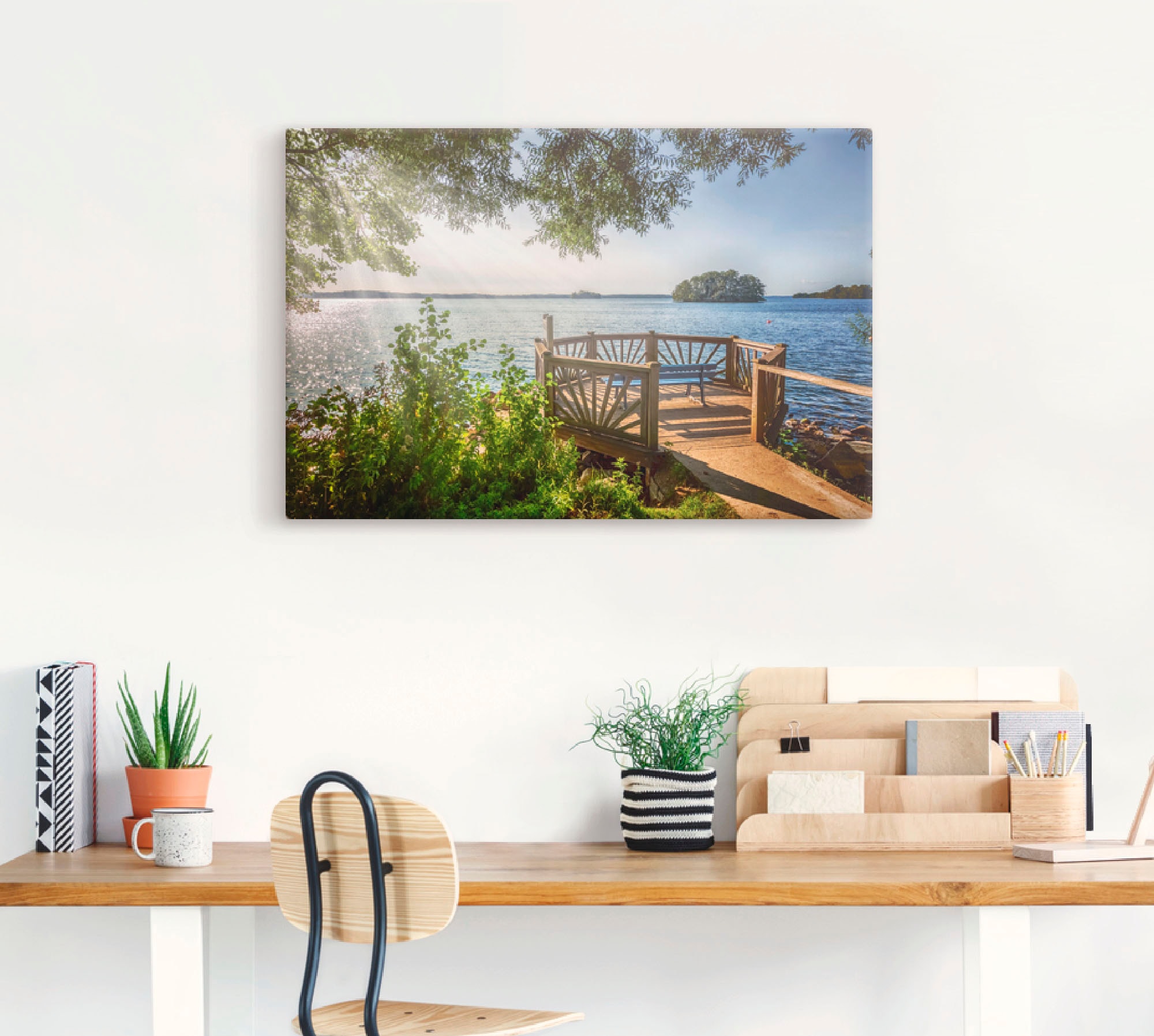 Artland Wandbild »Holsteinsche Schweiz Plöner See«, Gewässer, (1 St.), als Leinwandbild, Poster in verschied. Grössen
