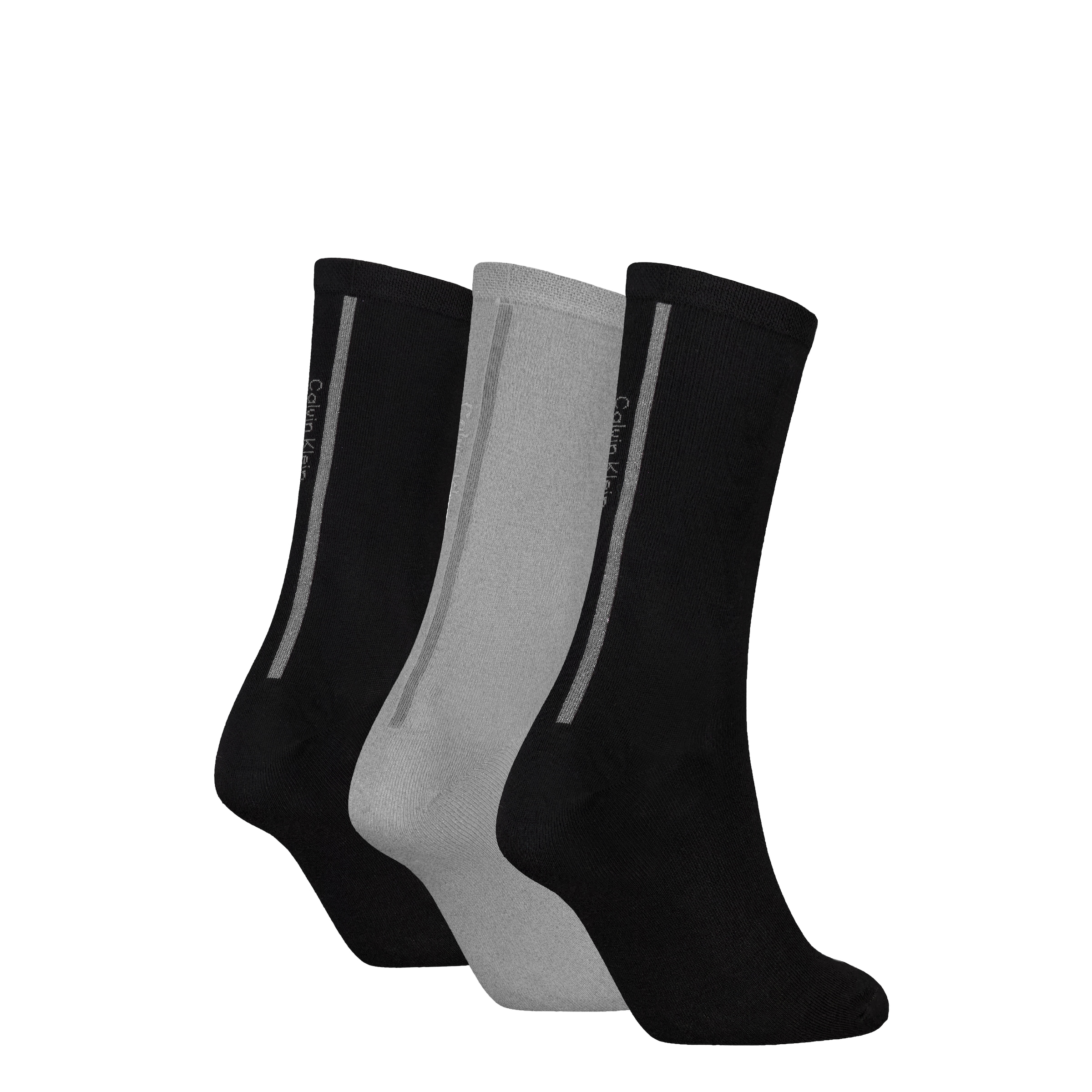 Calvin Klein Socken »CK WOMEN SOCK 3P GIFTBOX LUREX STRIPE« 3er Pack