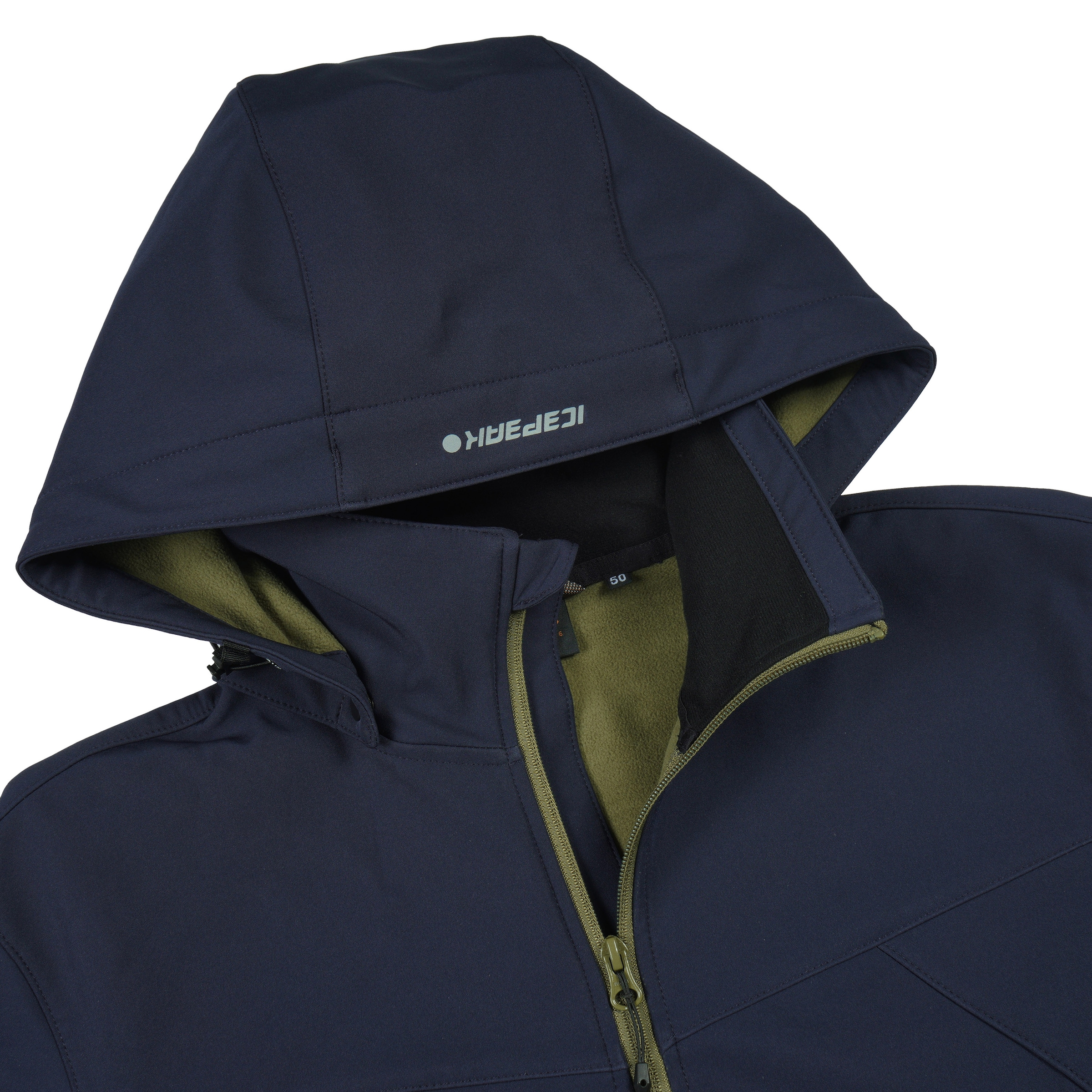 Icepeak Softshelljacke »H SOFTSHELLJACKE BRIMFIELD«, mit Kapuze, mit dezenten Logoschriftzügen