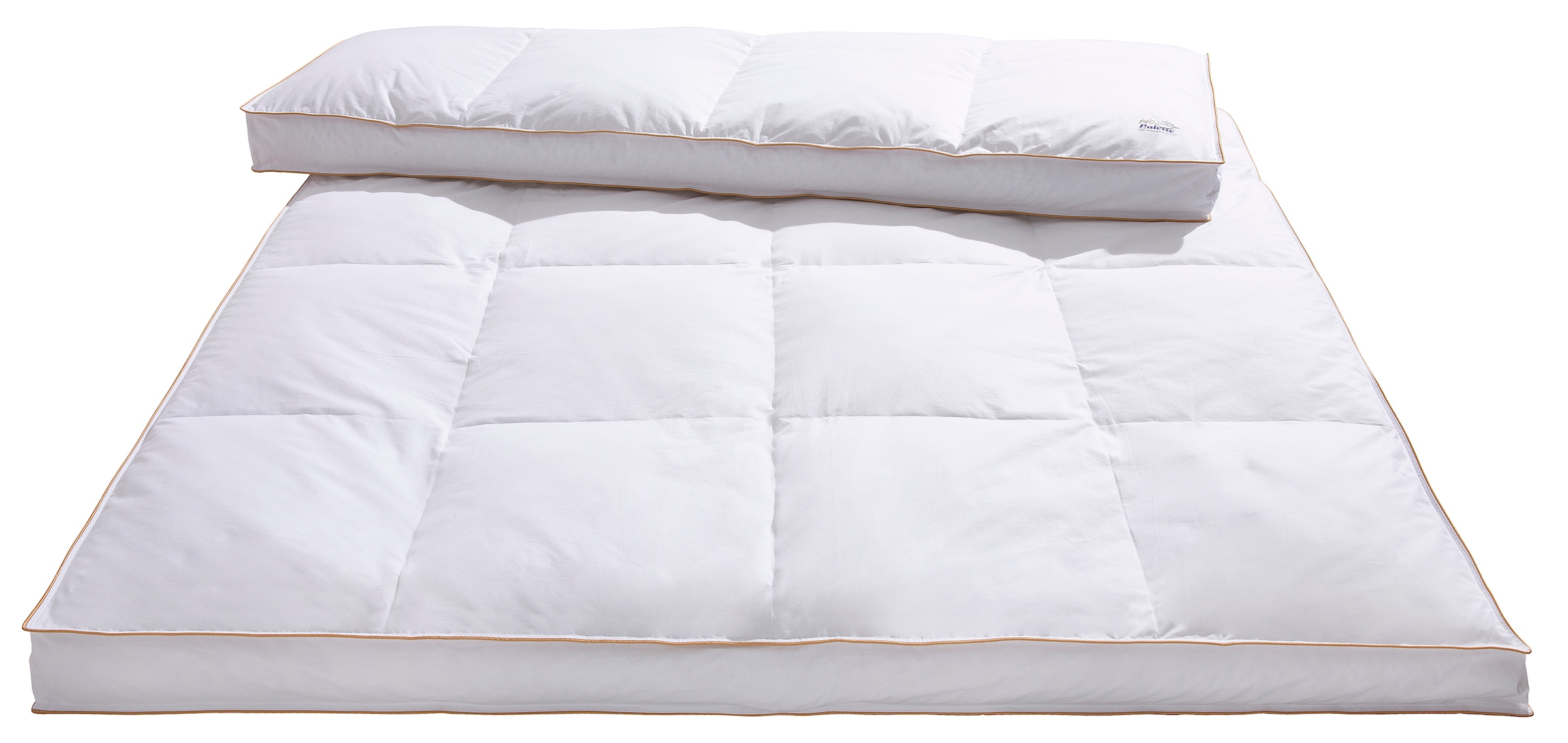 Balette Daunenbettdecke "Edition 140 Jahre, Bettdecken für Sommer & Winter, Ganzjahresdecke" polarwarm Füllung 100% Daunen 1 Stk. tlg. Bettdecke 135x200 cm, 155x220 cm & weitere Größen, Made in Germany