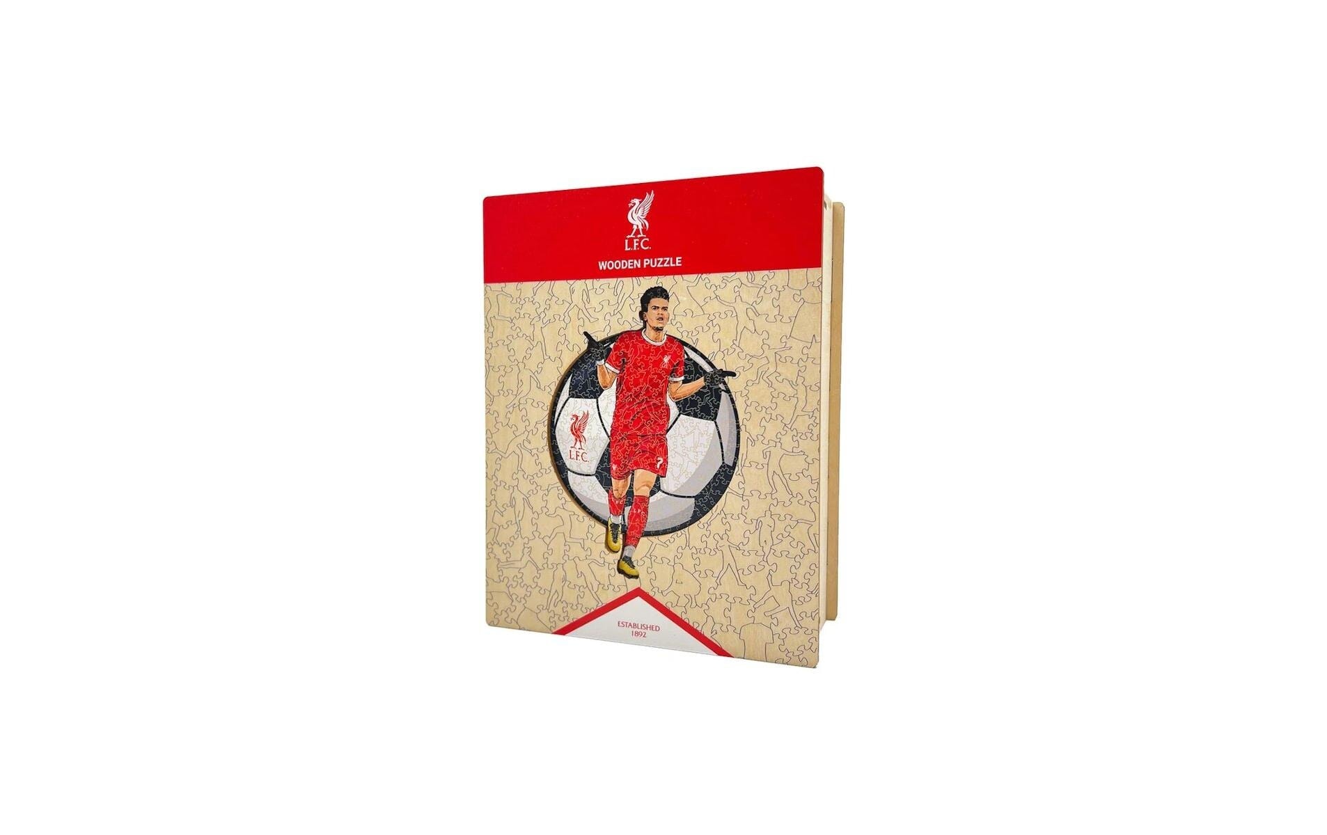 Puzzle »Iconic Liverpool FC – Luis Diaz«, Holzart: Birke (Herkunftsland: China)