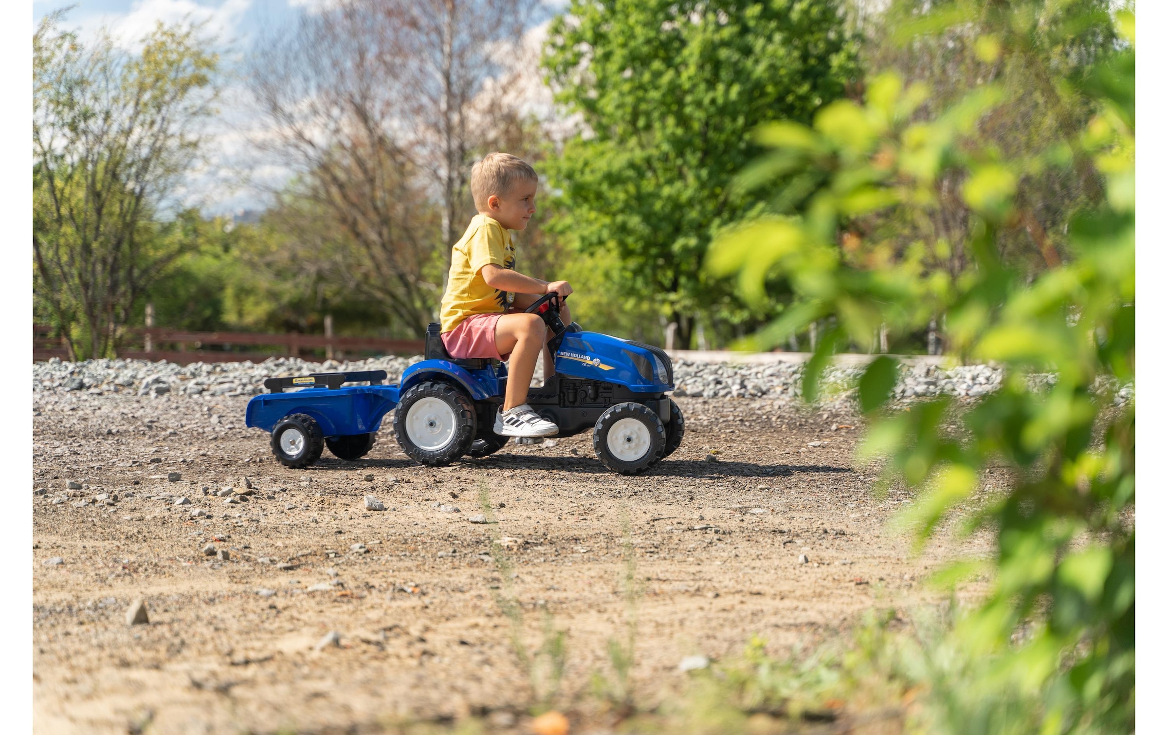 Falk Rutscherauto »New Holland Traktor + Anh. M«