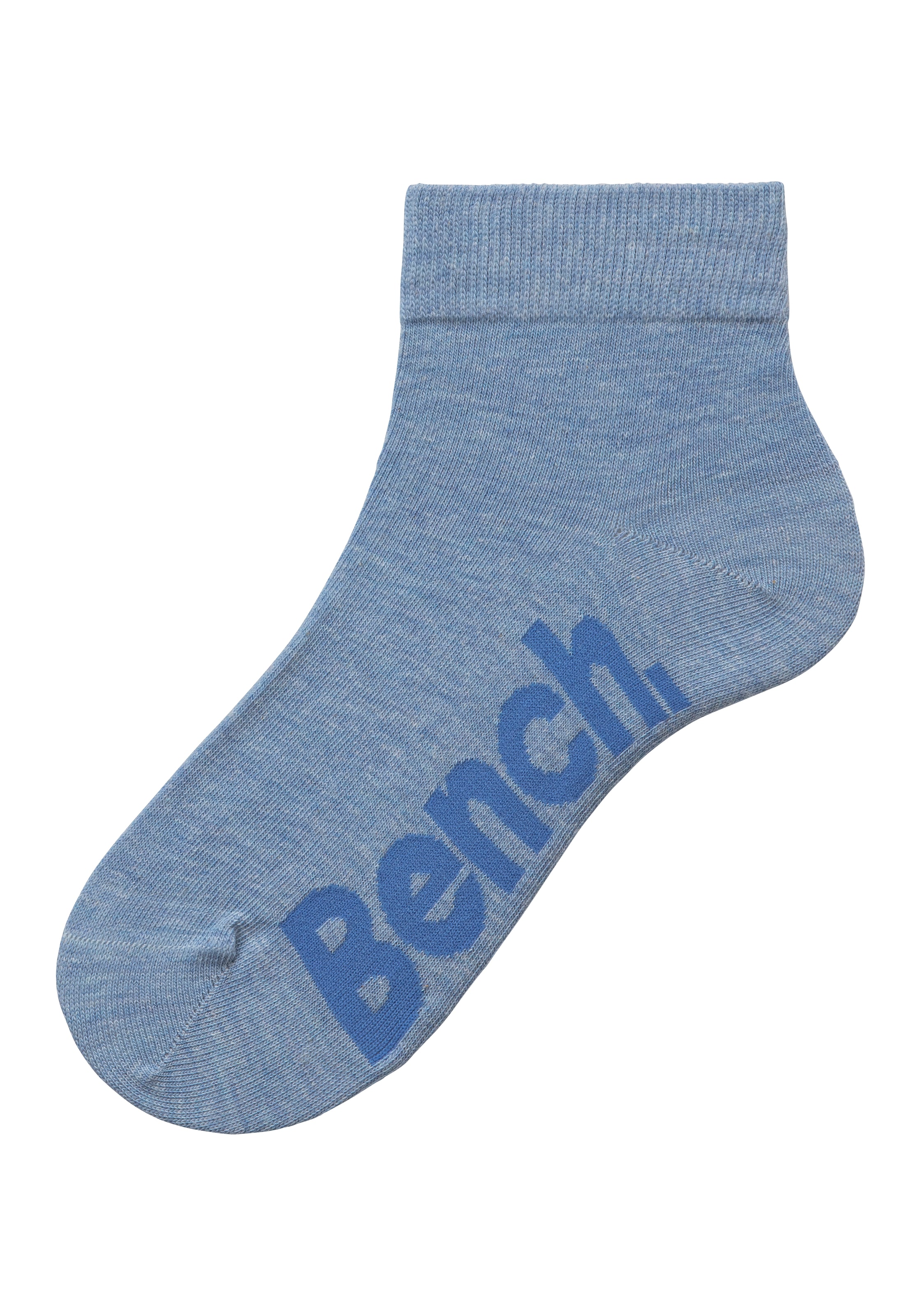 Bench. Kurzsocken, (Federtasche, 7 Paar), in ansprechendem Mäppchen mit Reissverschluss