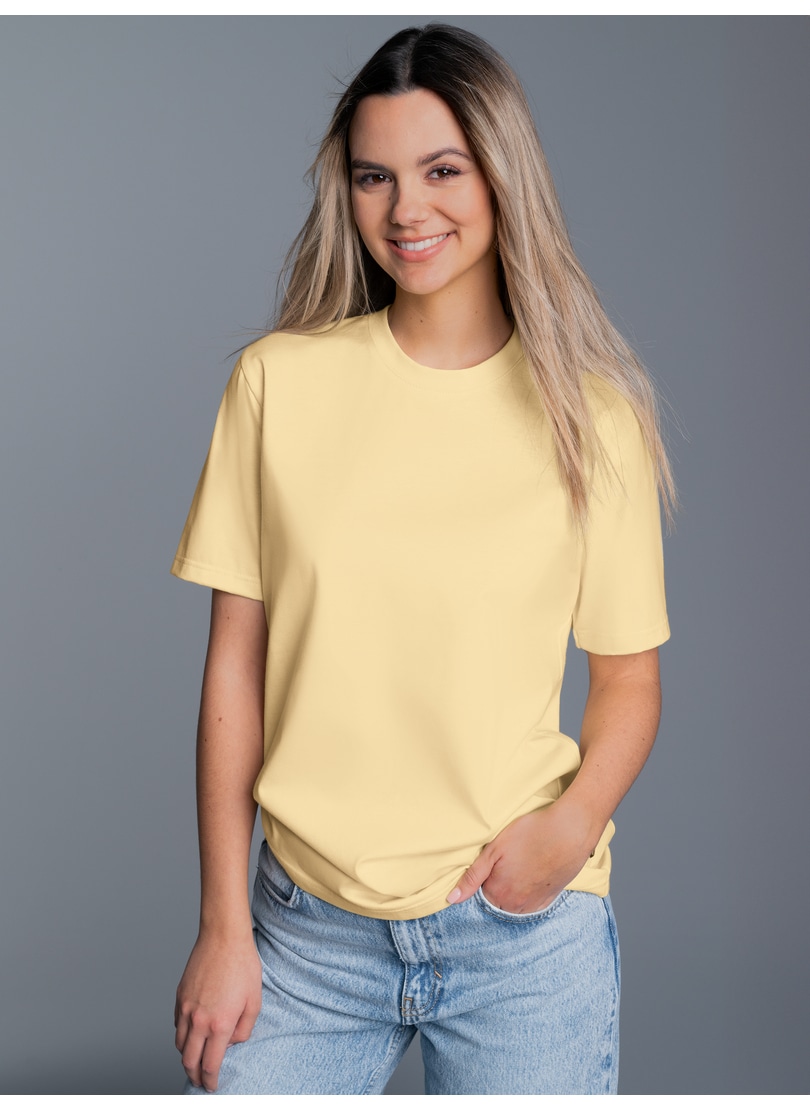 Trigema T-Shirt »TRIGEMA T-Shirt aus 100% Baumwolle« 1 Stk.