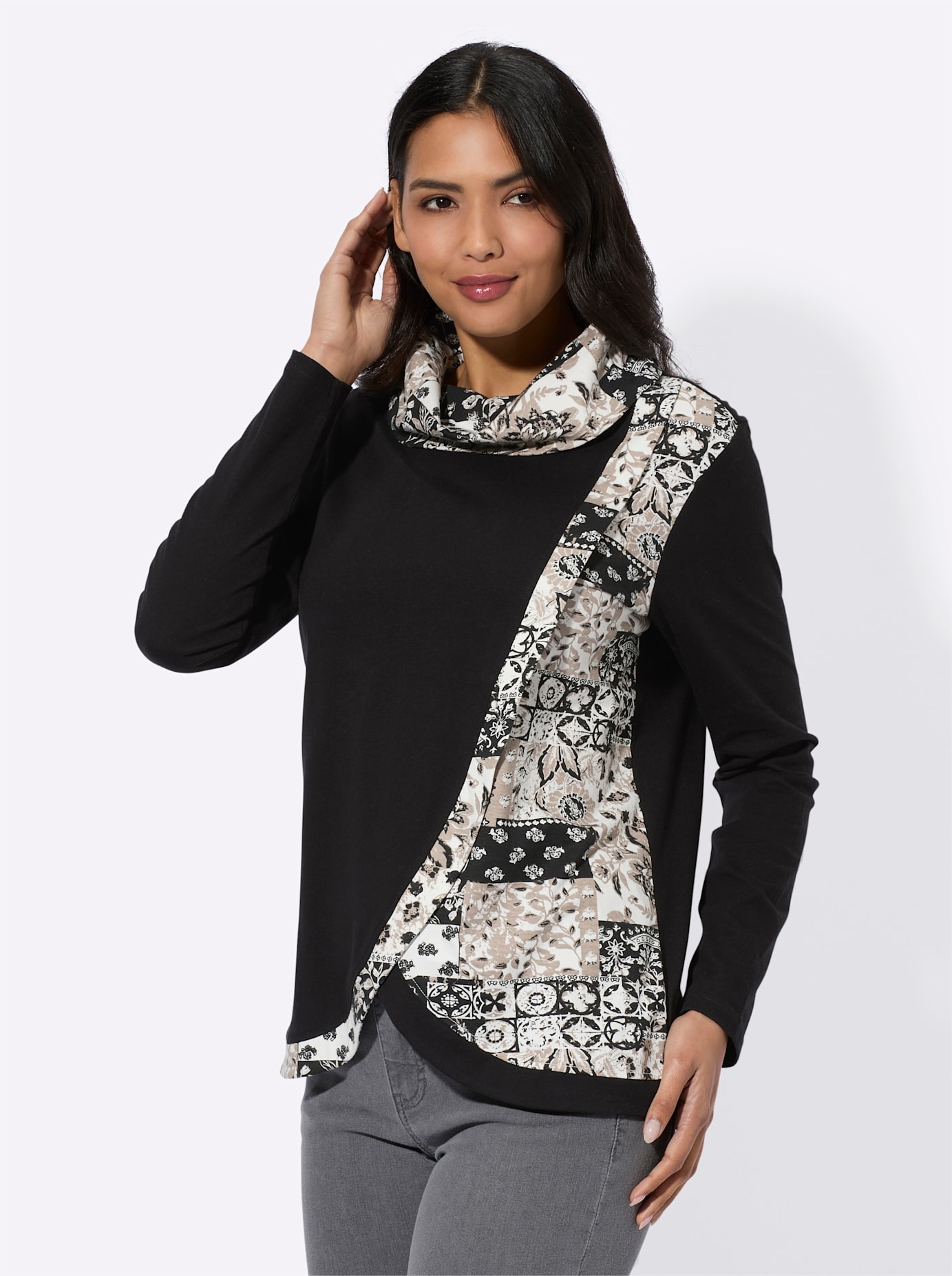 Classic Basics Rollkragenshirt »Rollkragen-Shirt«, (1 tlg.)