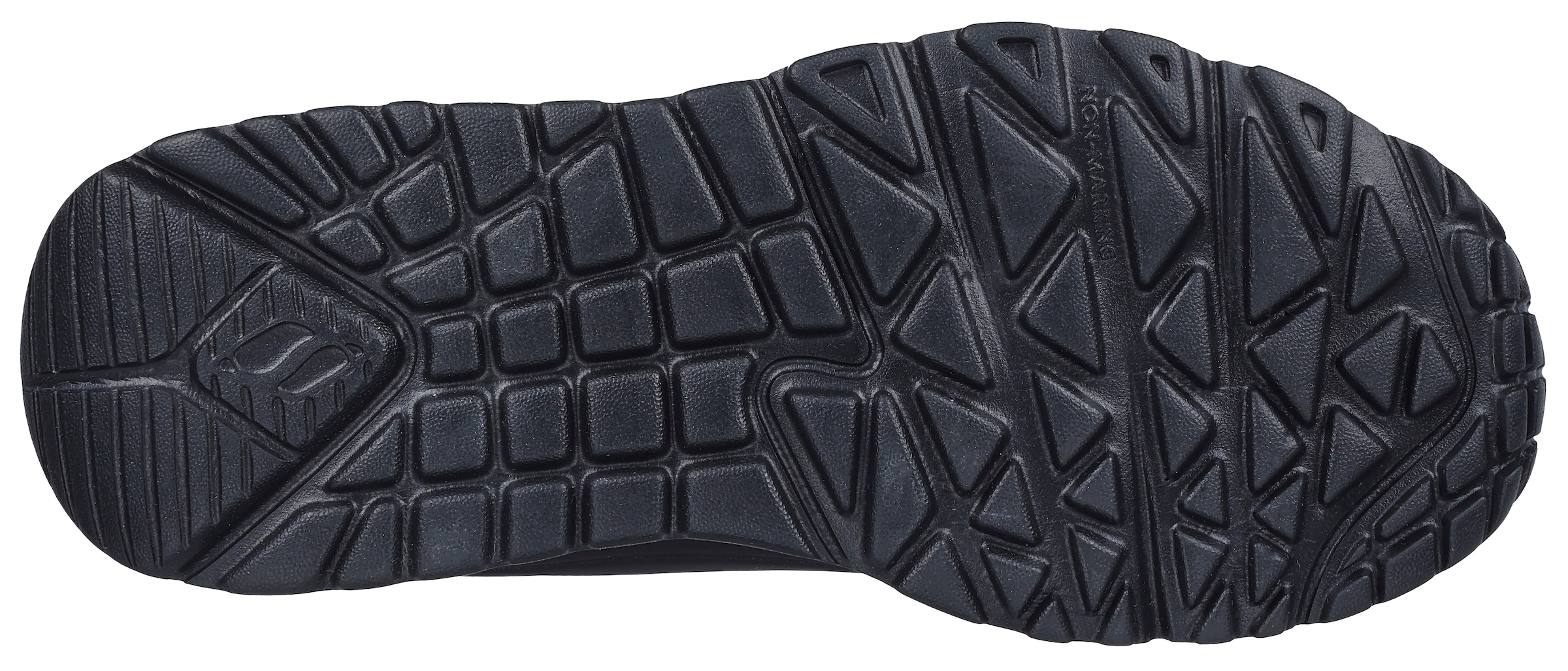 Skechers Sneaker »JGoldfarbencrown: Uno Lite - Spread the Love«, Chunky Sneaker, Pleatausneaker, Retro Sneaker mit allover Print