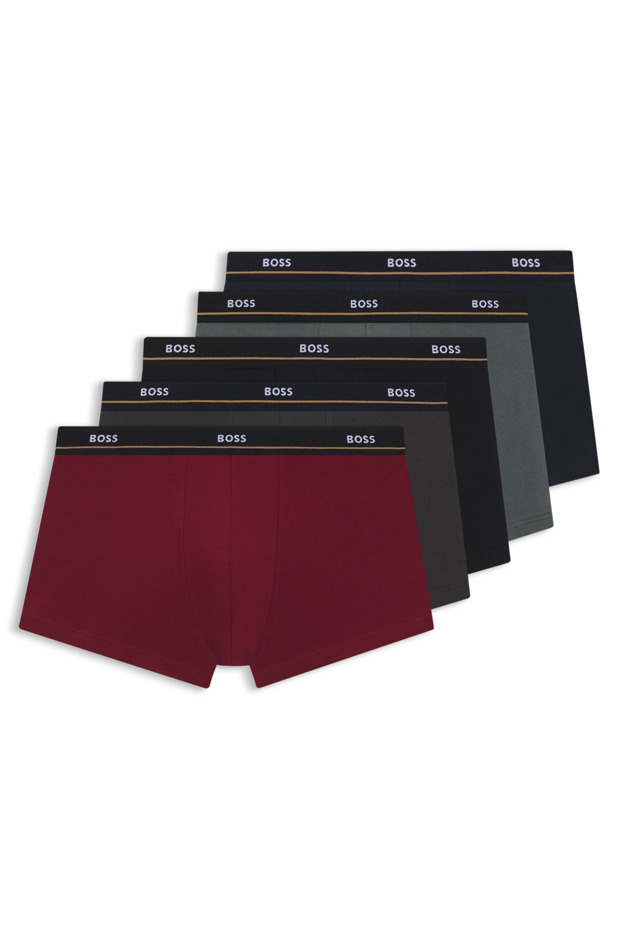 BOSS Trunk »Trunk 5P Essential« Packung, 5er, 5 Stk. mit elastischem Bund