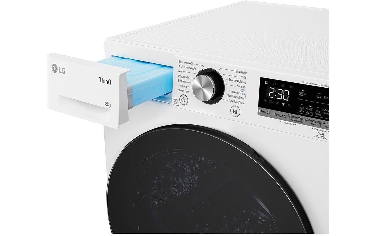 LG Wärmepumpentrockner »RT80V9W Links/Wechselbar«, 8 kg