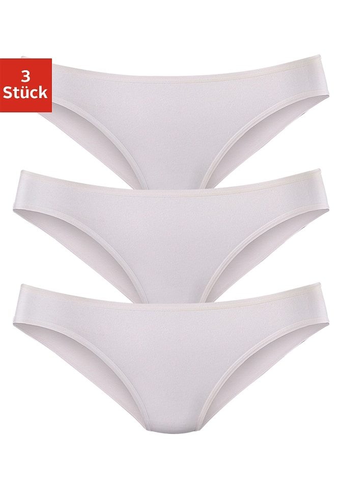 LASCANA Bikinislip, (Packung, 3 St.), Jelmoli-Versand Schweiz hochwertiger aus bei Modal-Qualität kaufen online