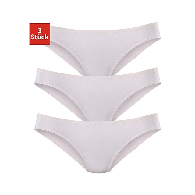 LASCANA Bikinislip, (Packung, 3 St.), aus hochwertiger Modal-Qualität  online kaufen bei Jelmoli-Versand Schweiz