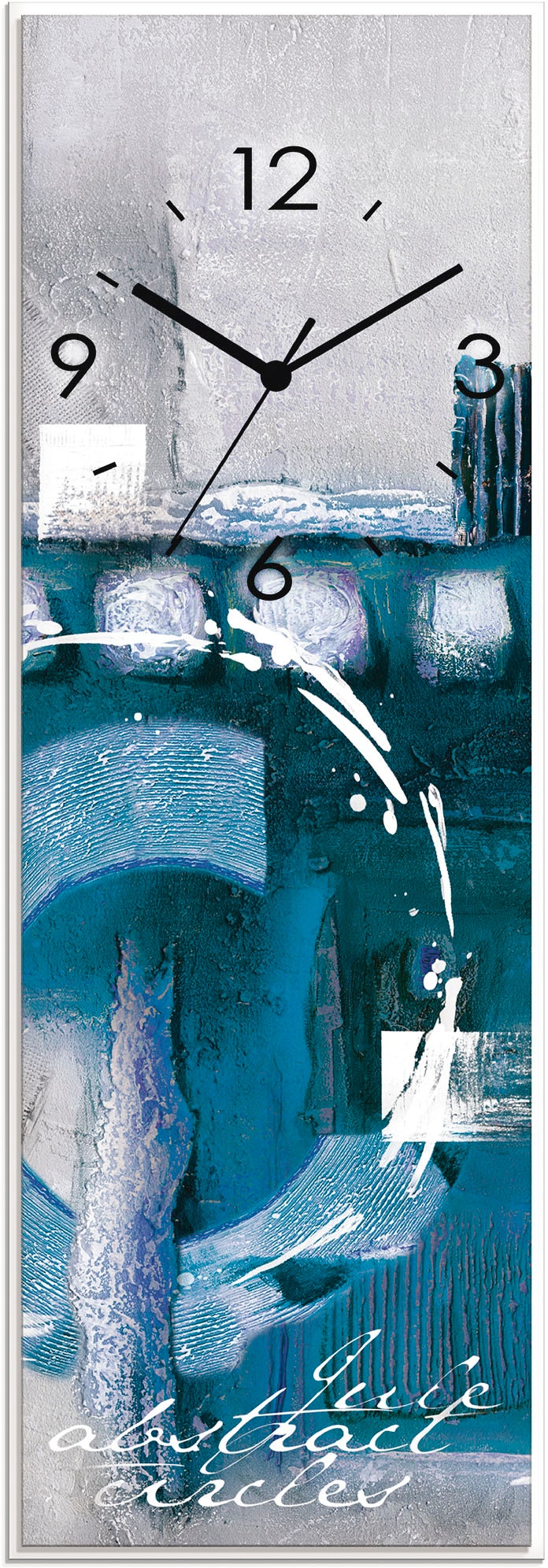 Artland Wanduhr »Glasuhr Abstrakte blaue Kreise«, wahlweise mit Quarz- oder  Funkuhrwerk, lautlos ohne Tickgeräusche online bestellen | Jelmoli-Versand