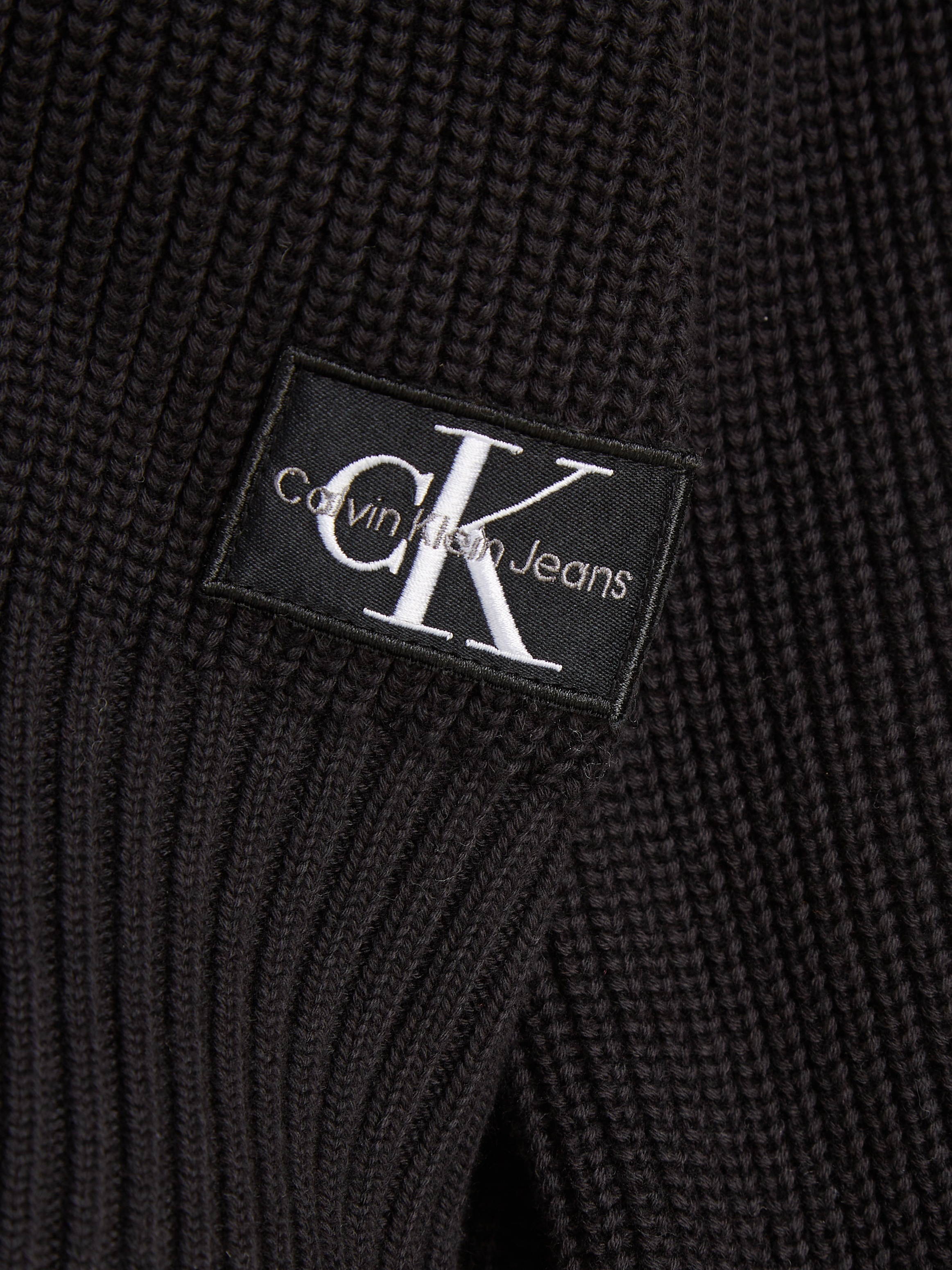 Calvin Klein Jeans Strickpullover »LABEL CHUNKY SWEATER CARDIGAN« online  kaufen bei Jelmoli-Versand Schweiz