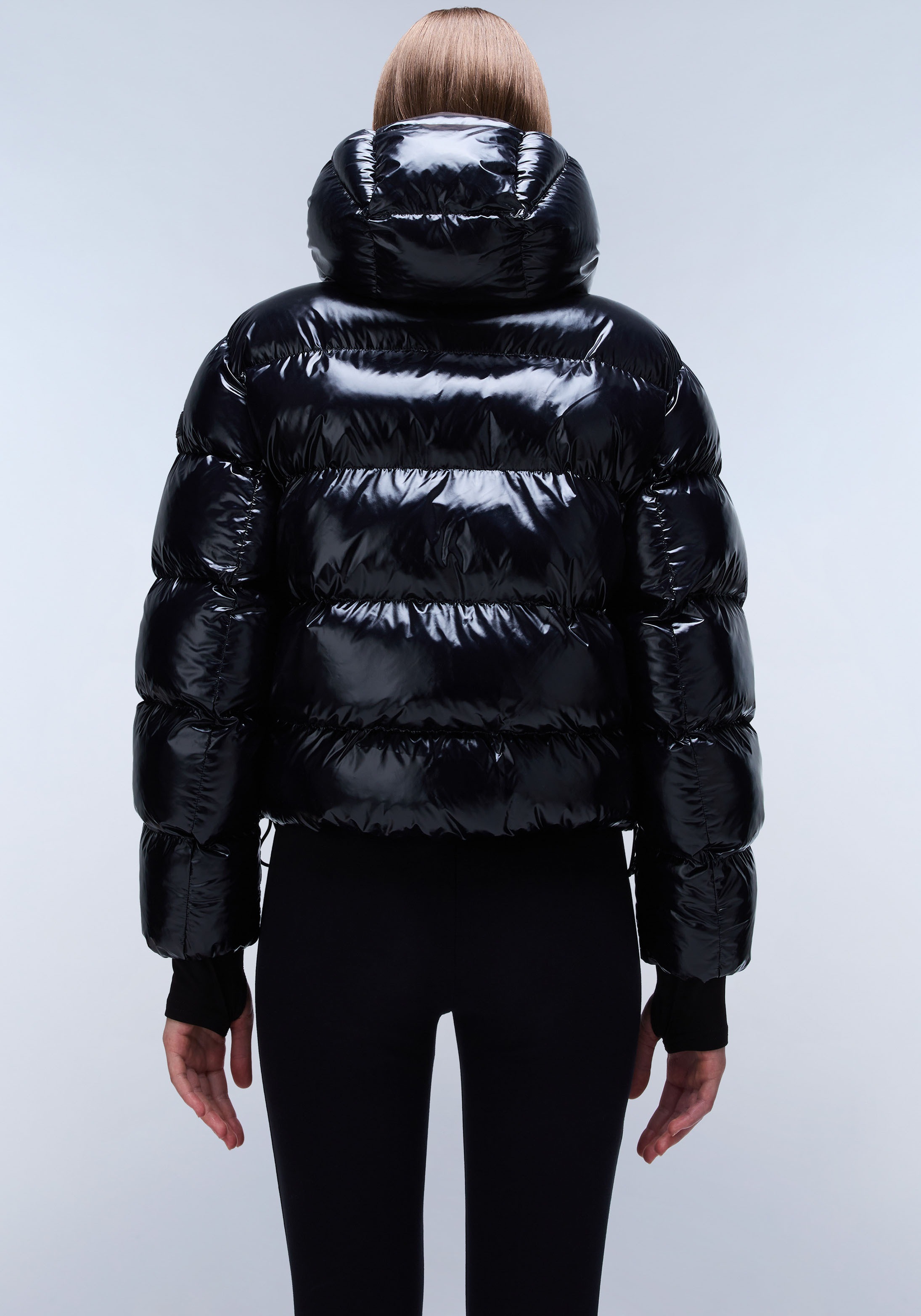 Napapijri Steppjacke »GLANE«, mit Kapuze, in glänzender Optik