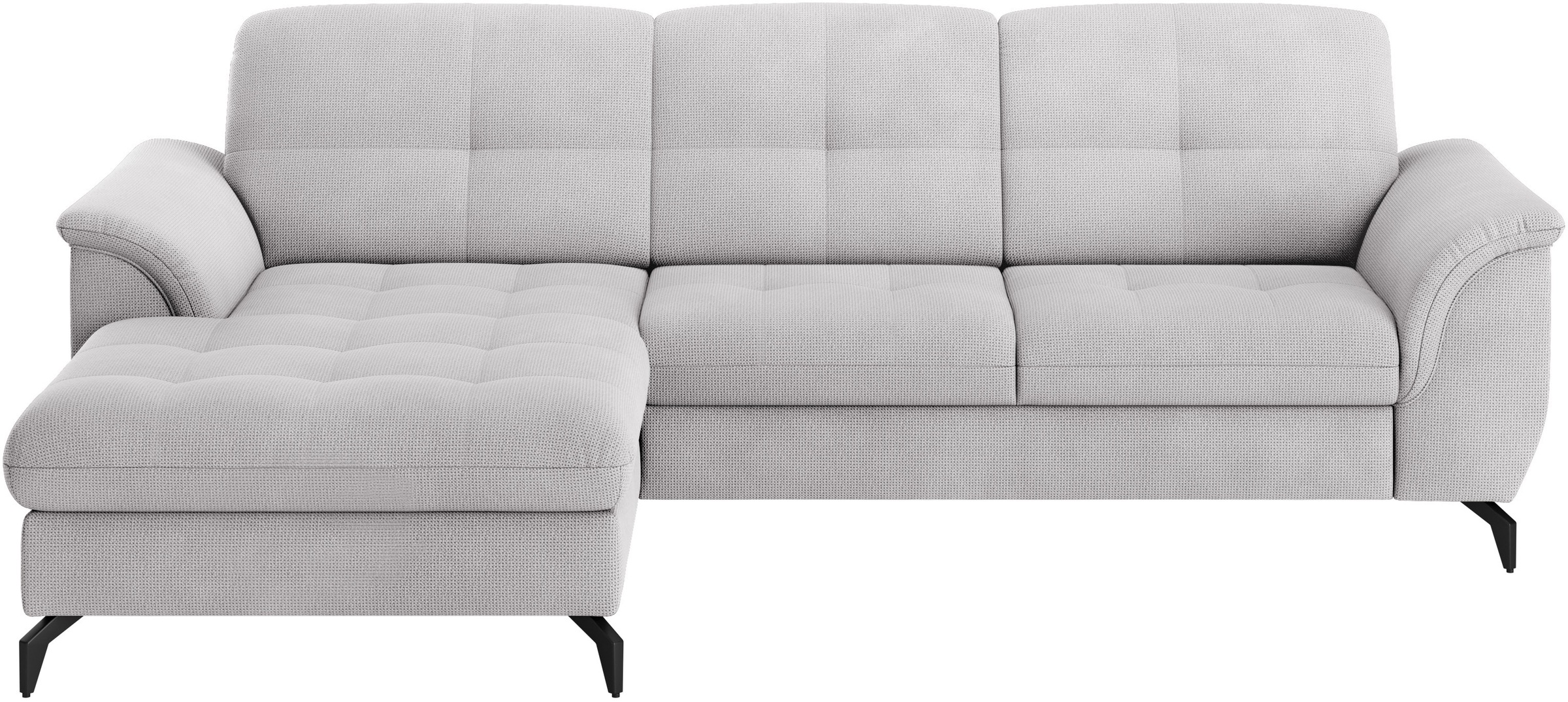 sit&more Ecksofa »Zora L-Form«, wahlweise mit Bettfunktion und Bettkasten