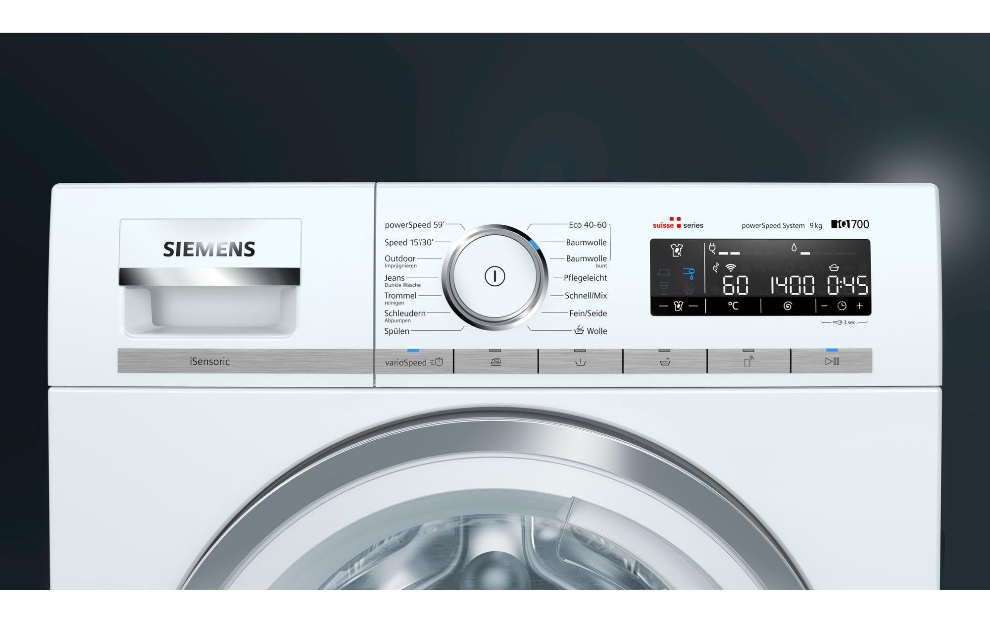 SIEMENS Waschmaschine »WM4HVM90CH A+++«, 9 kg, 1400 U/min