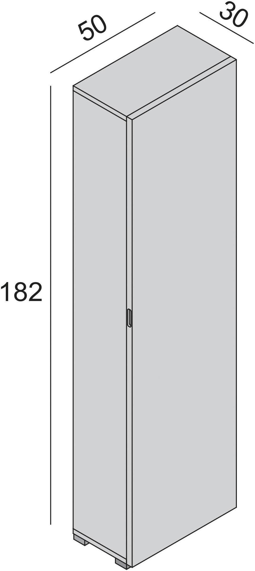 INOSIGN Mehrzweckschrank »MILLEUSI«