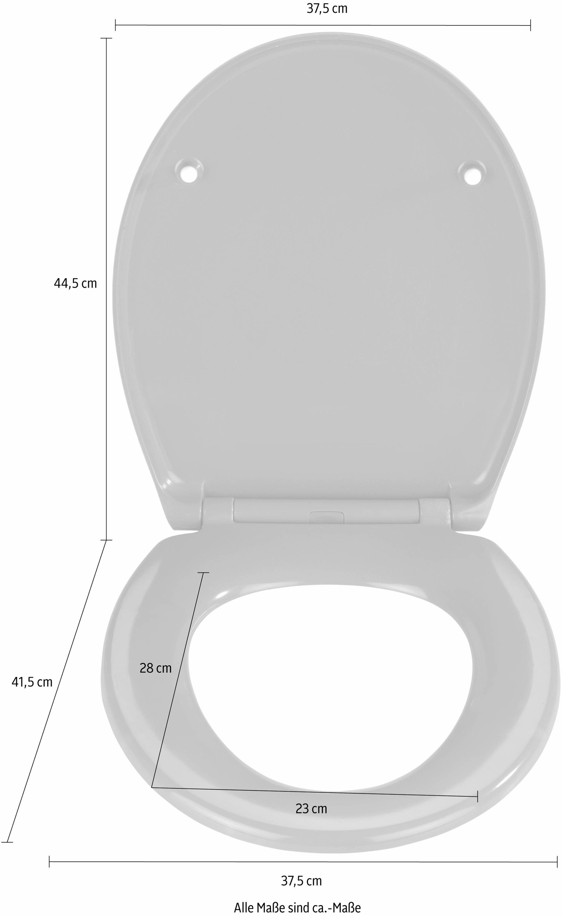 WENKO WC-Sitz »Samos Slate Blue«