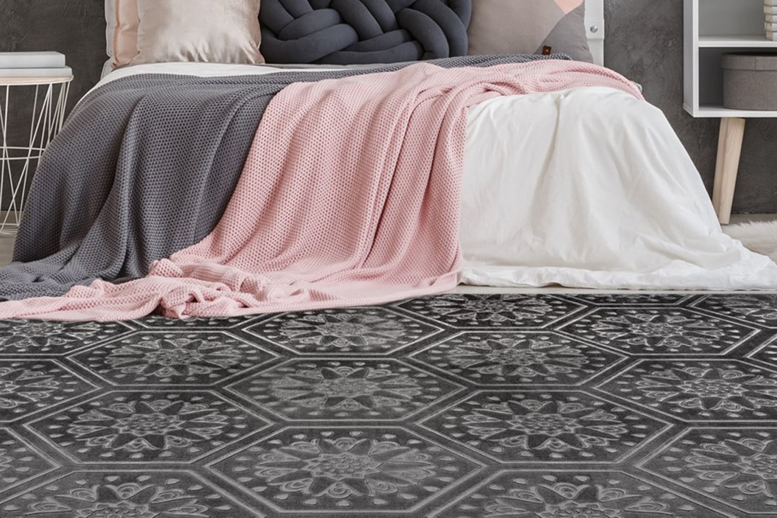 Arte Espina Teppich »Monroe 200«, rechteckig, 7 mm Höhe, besonders weich durch Microfaser, Wohnzimmer