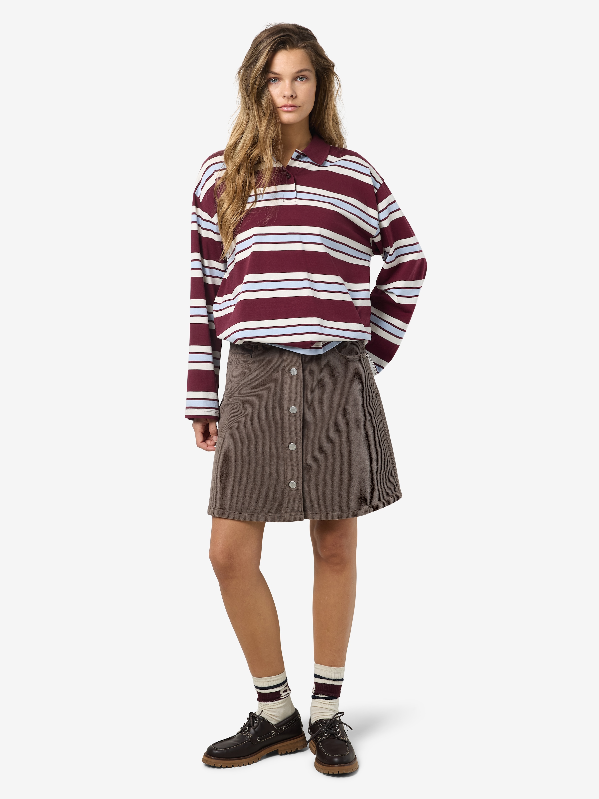 Noisy may Cordrock »NMRONNIE NW A SHAPE SKIRT CORDUROY NOOS«