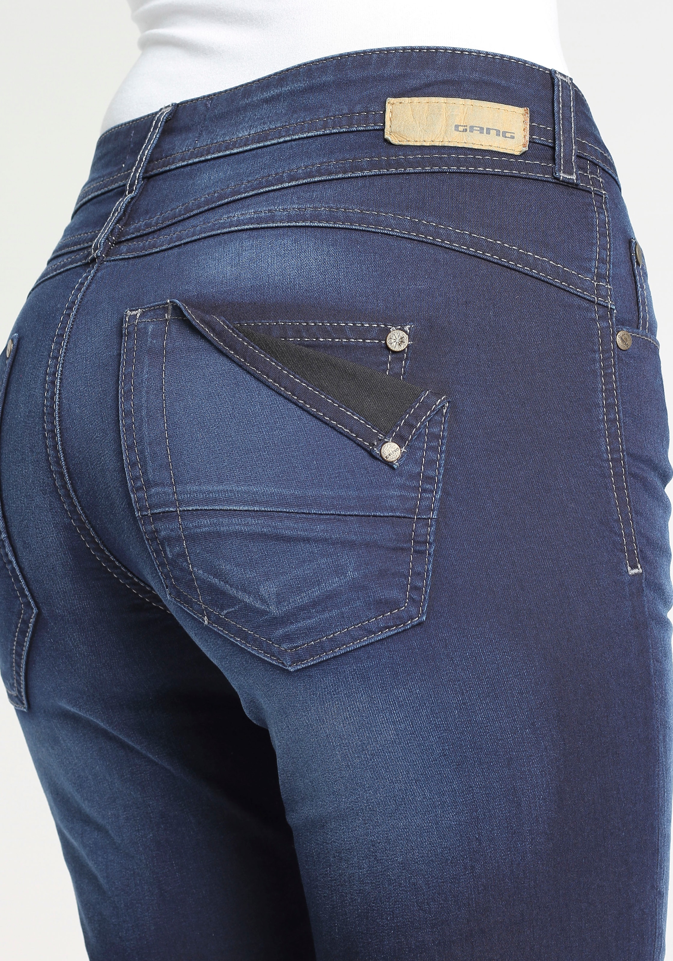 Stretch »94AMELIE GANG Tragekomfort shoppen mit Jelmoli-Versand CROPPED«, Relax-fit-Jeans hohen online für |