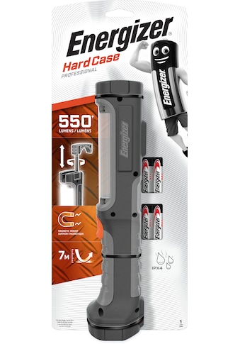 Energizer LED Taschenlampe »Hardcase Pro Worklight inkl. 4 AA Batterien«, (Packung, 5... kaufen