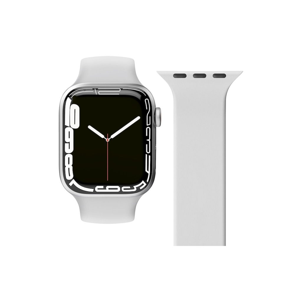 VONMÄHLEN Uhrenarmband »Loop Apple Watch L 42/44/45/49 mm Light Gray«