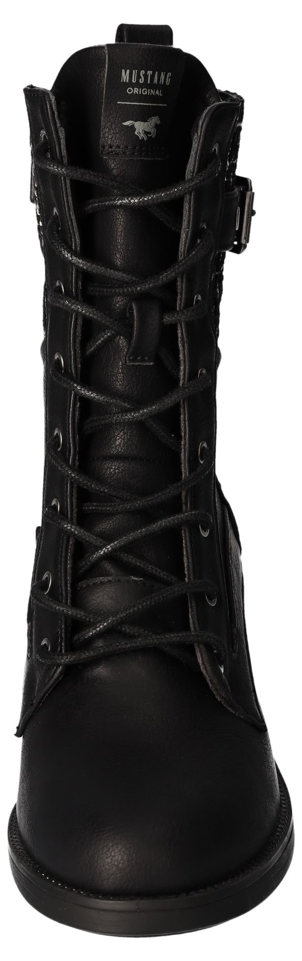 Mustang Shoes Winterstiefelette, Plateaustiefelette, Schnürboots mit praktischem Innenreissverschluss