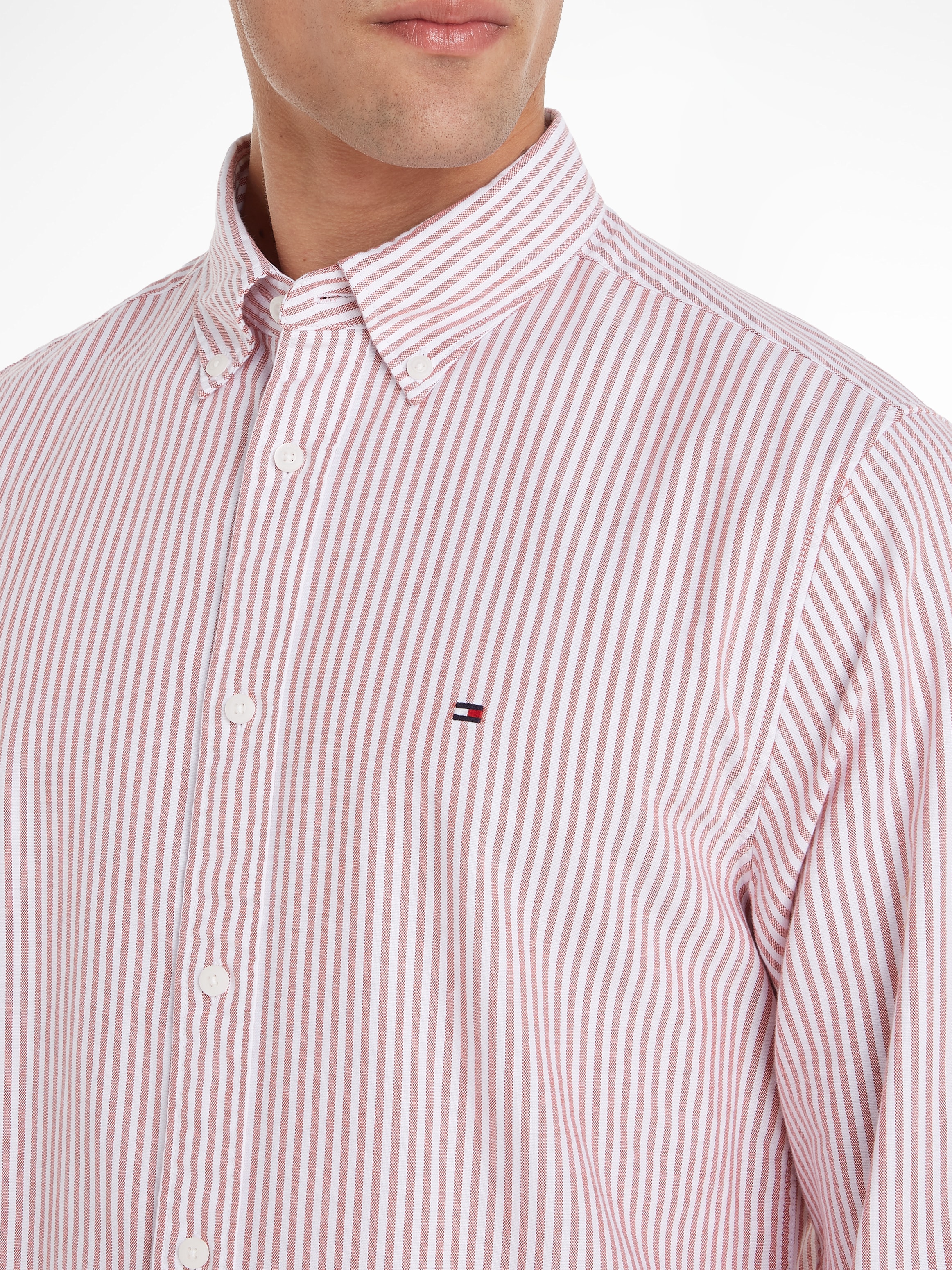 Tommy Hilfiger Langarmhemd »HERITAGE OXFORD STRIPE RF SHIRT«