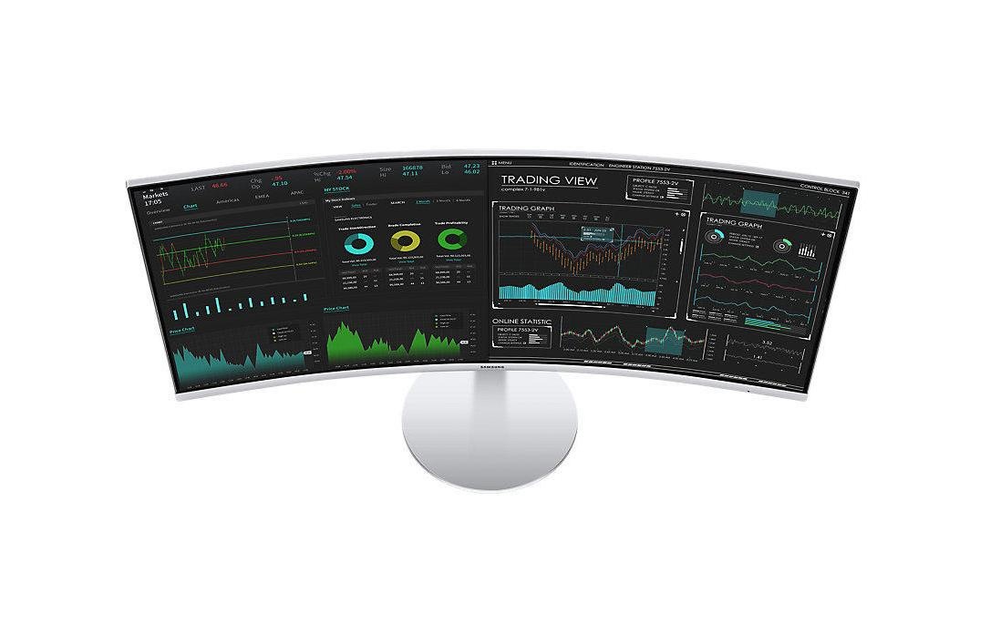 Samsung Curved-LED-Monitor »LC34J791WTRXEN34«, 86,02 cm/34 Zoll, 3440 x 1440 px, UWQHD, 4 ms Reaktionszeit