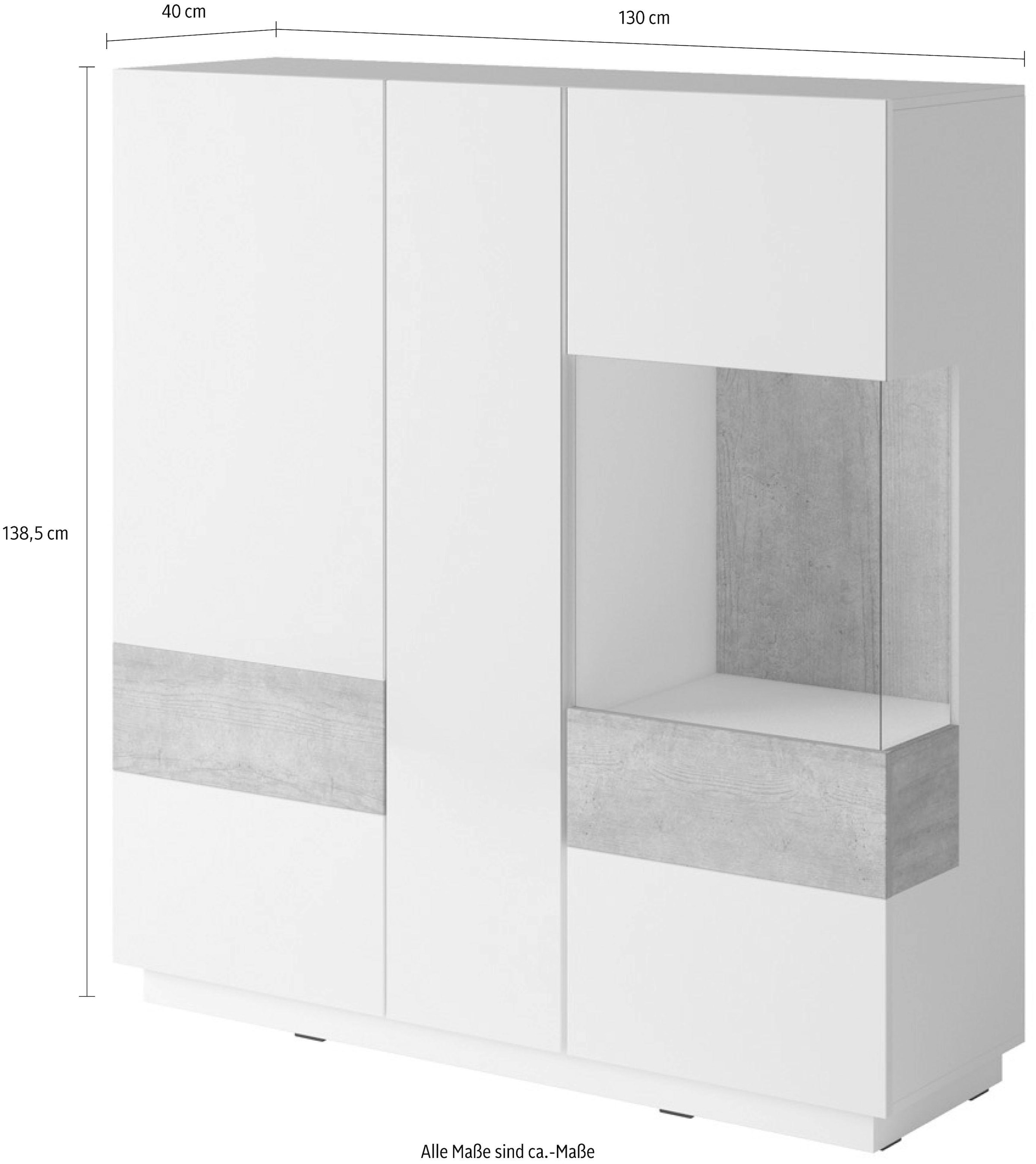 Helvetia Sideboard »SILKE«, Breite 130 cm online bestellen | Jelmoli-Versand