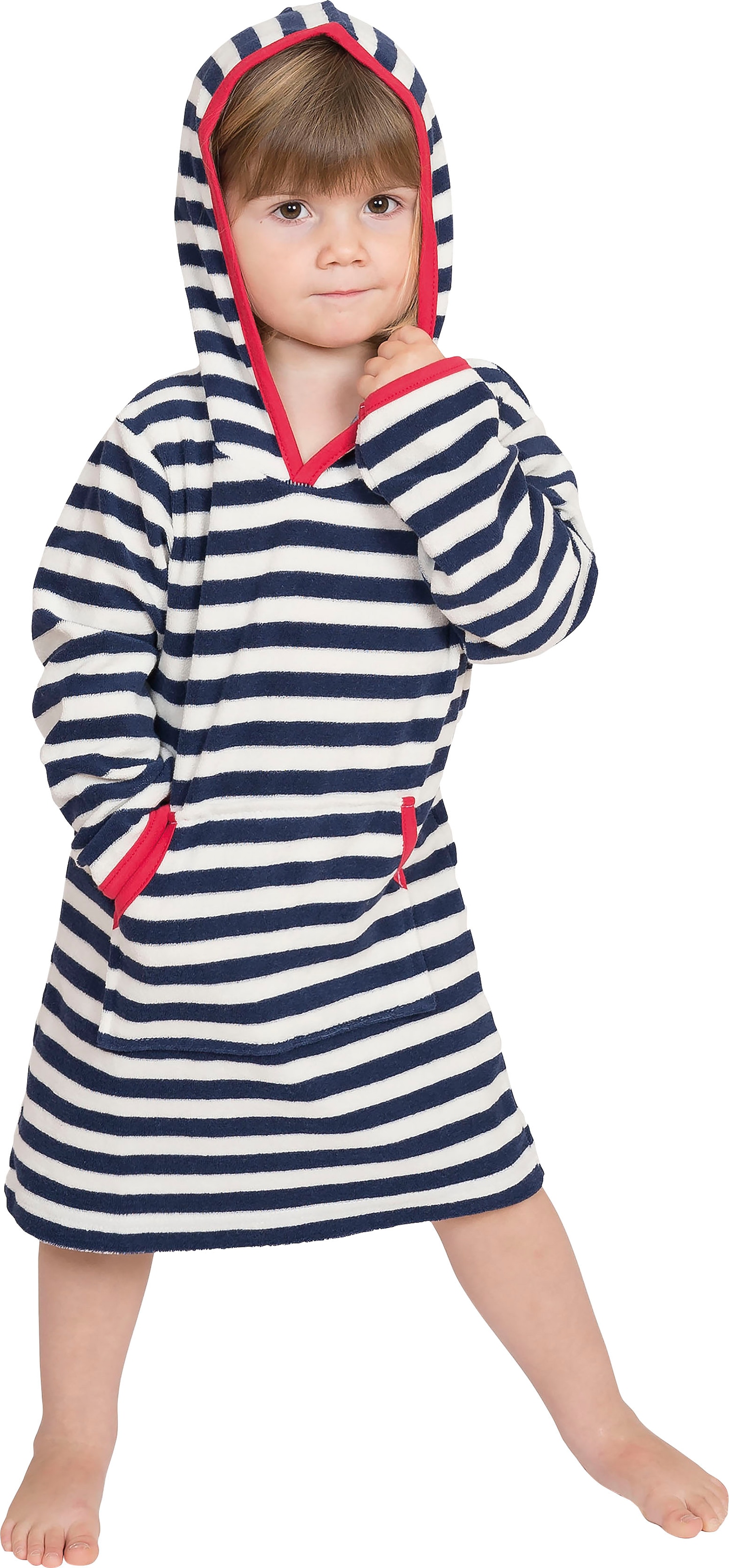 ✵ Wewo fashion Kinderbademantel »8017«, & (1 Känguru-Tasche Jelmoli-Versand Badekleid, entdecken für Mädchen & | Jungen, St.), Kapuze online mit