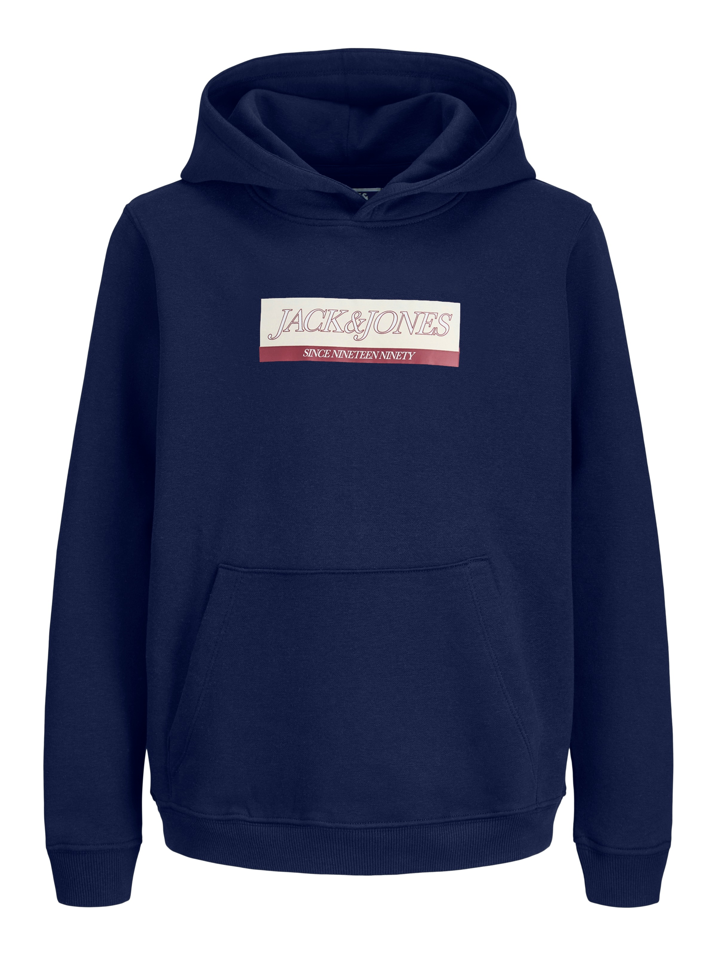 Jack & Jones Junior Kapuzensweatshirt »JORINWOOD BLOCK BRANDING SWEAT NOOS JNR«