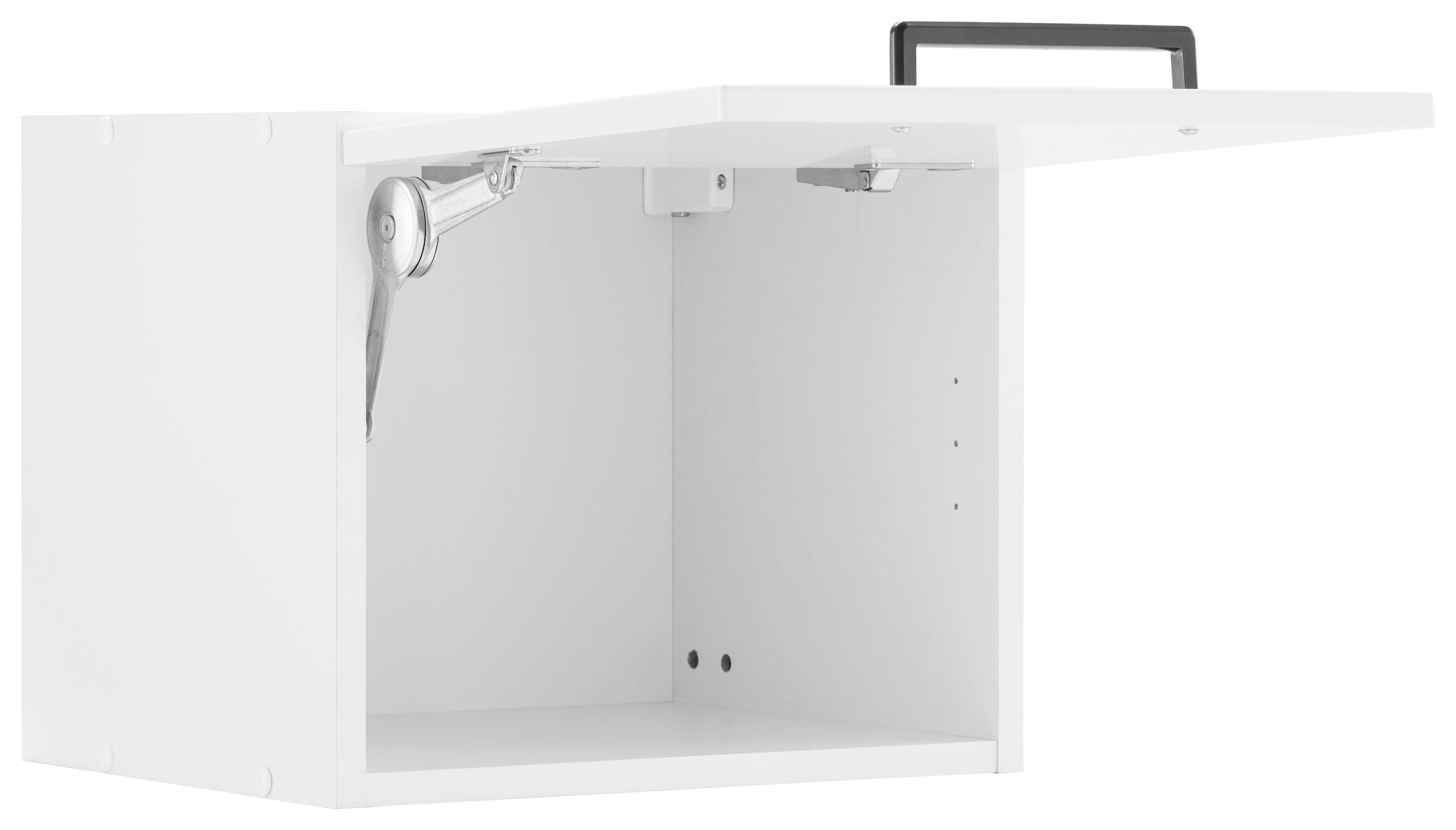 KOCHSTATION Klapphängeschrank »KS-Tulsa«, 40 cm breit, mit 1 Klappe, schwarzer Metallgriff, MDF Front