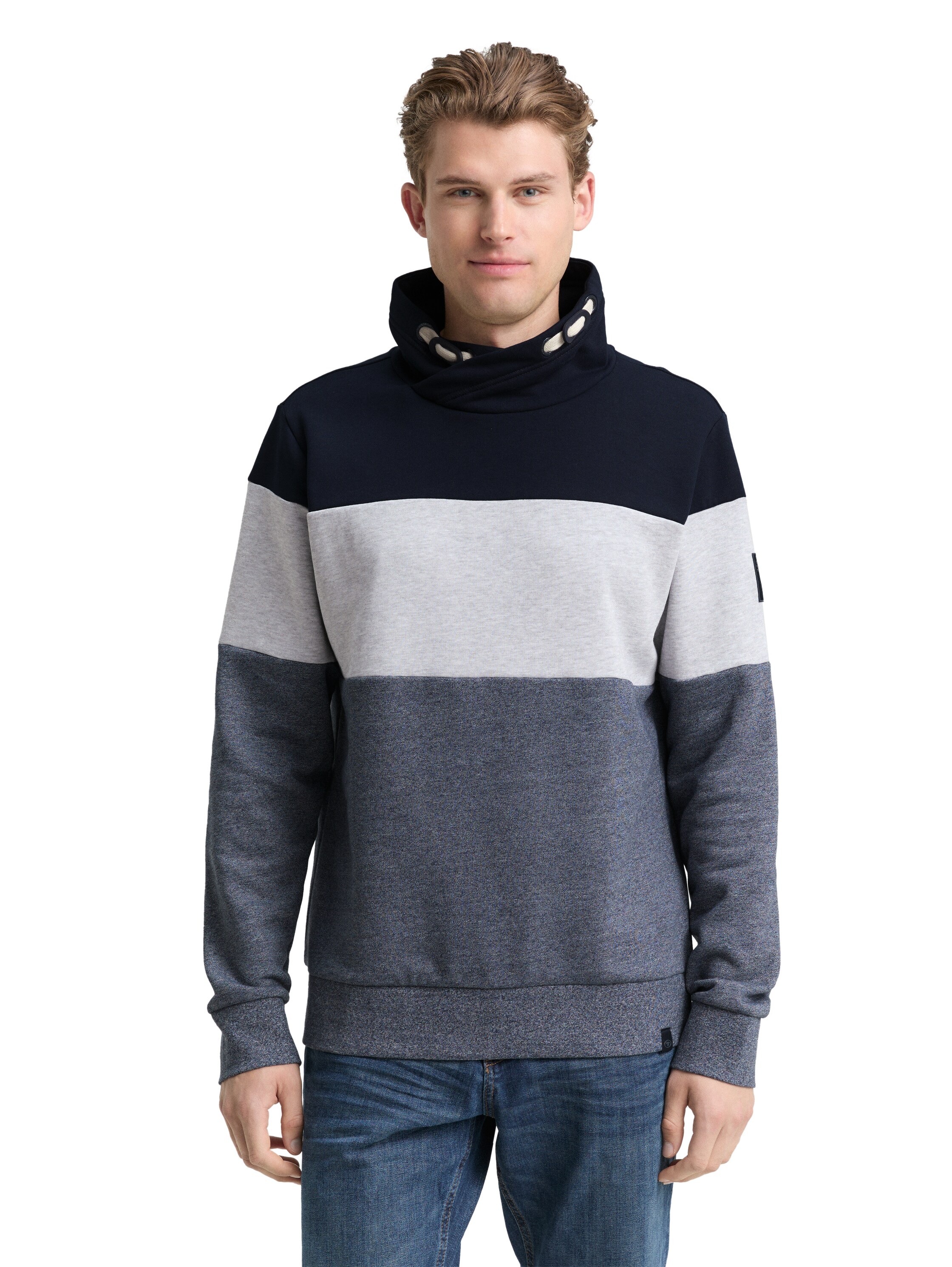 TOM TAILOR Sweatshirt, mit Logo Stickerei