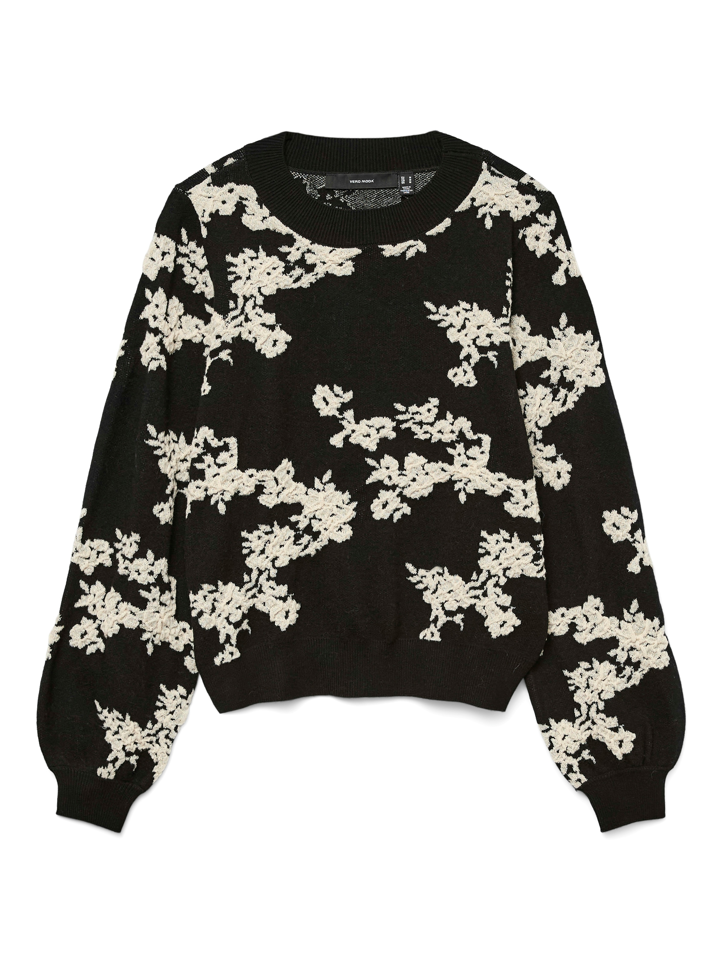 Vero Moda Strickpullover »VMNANCY LS O-NECK PULLOVER BOO«