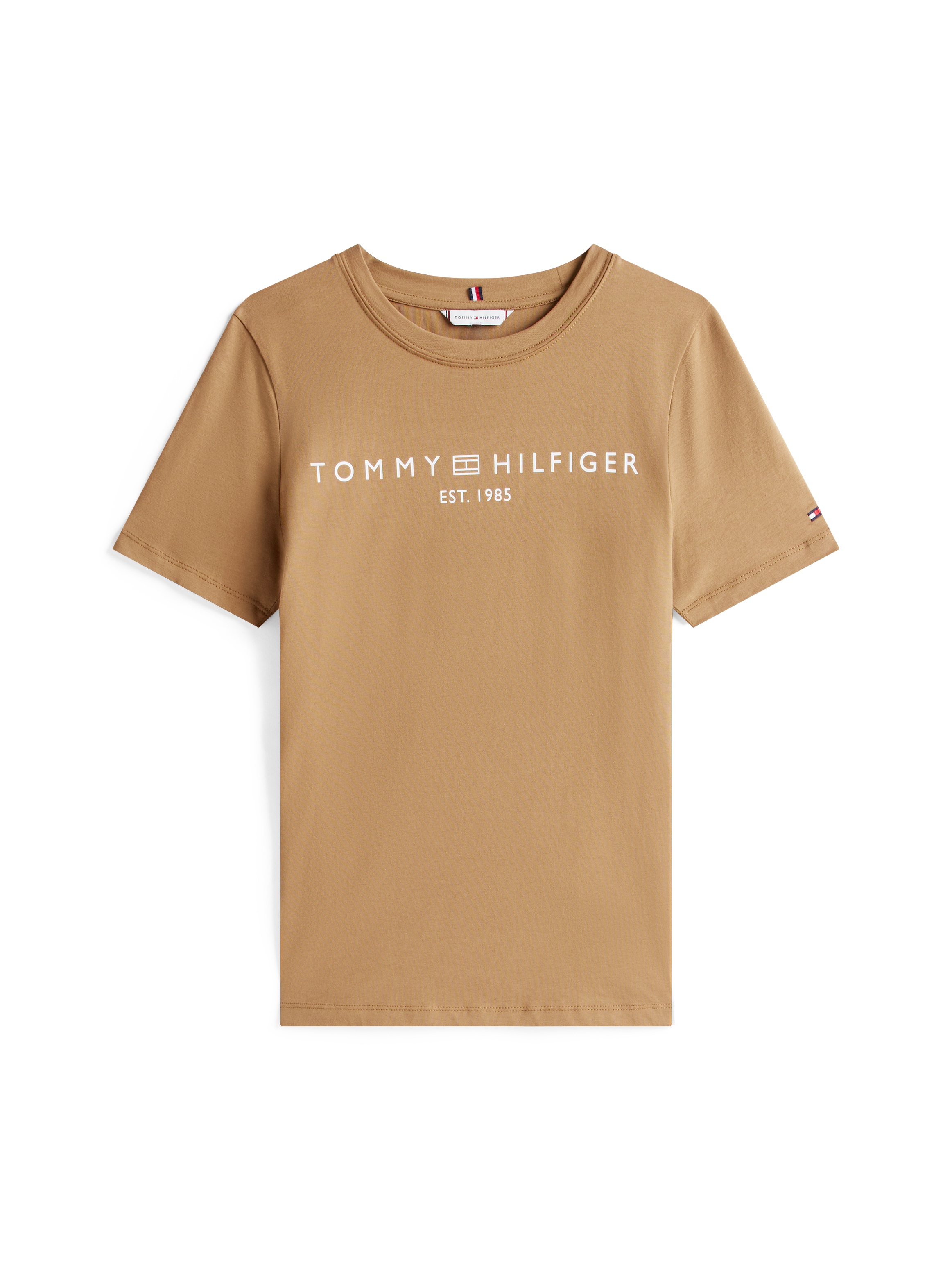Tommy Hilfiger T-Shirt »REG CORP LOGO C-NK SS«, mit Logoschriftzug