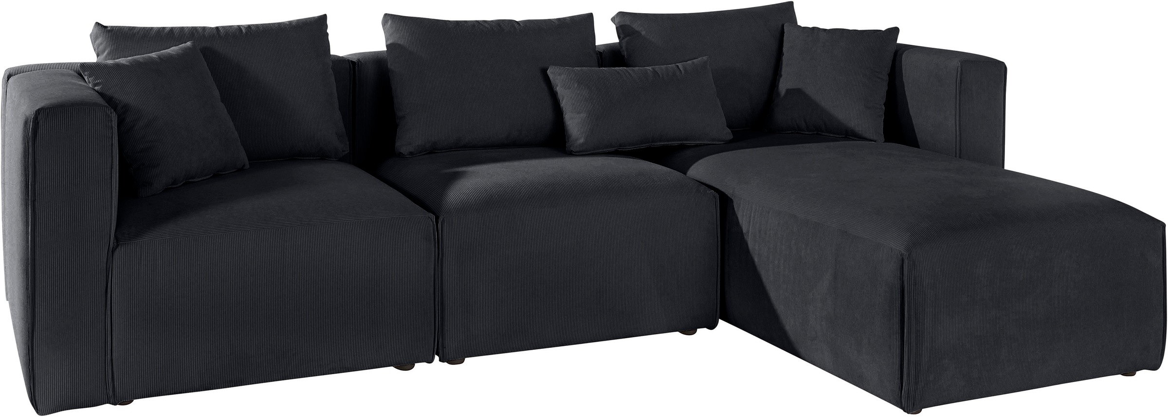 Guido Maria Kretschmer Home&Living Ecksofa »Comfine L-Form«, zusammengesetzt aus Modulen, 3 Bezugsqualitäten und viele Farben