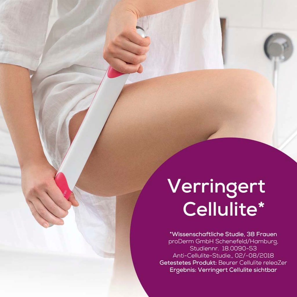 BEURER Massagegerät »Cellulite releaZer compact«, (3 tlg.), wasserfest