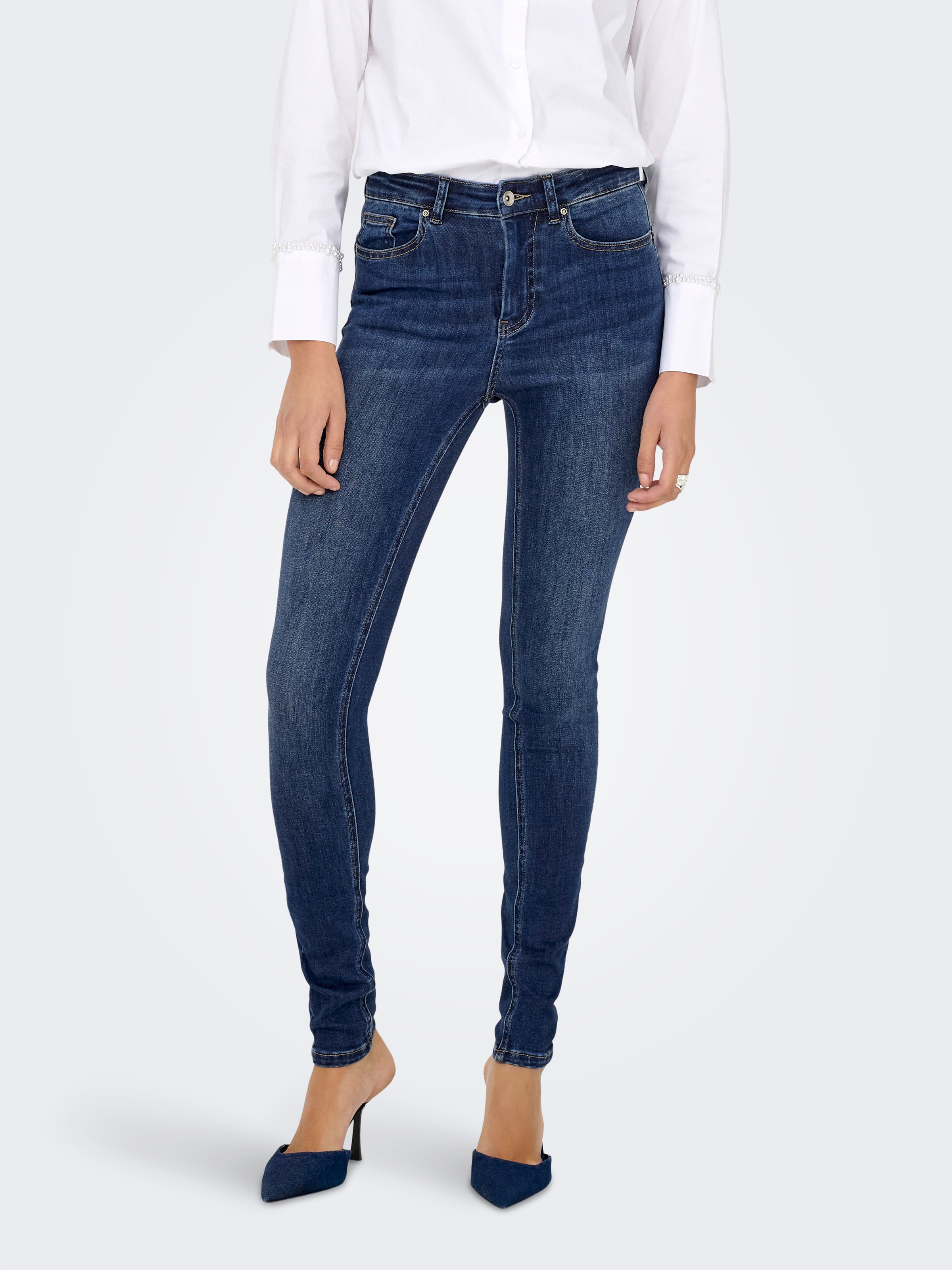 ONLY Skinny-fit-Jeans »ONLLULU HW SKINNY PUSH UP MAS090 BF DNM«