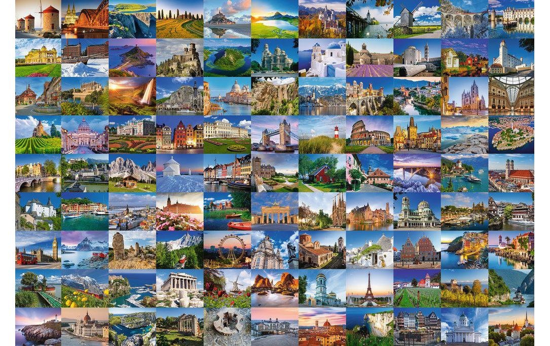 Ravensburger Puzzle »99 Beautiful Places in Europe«