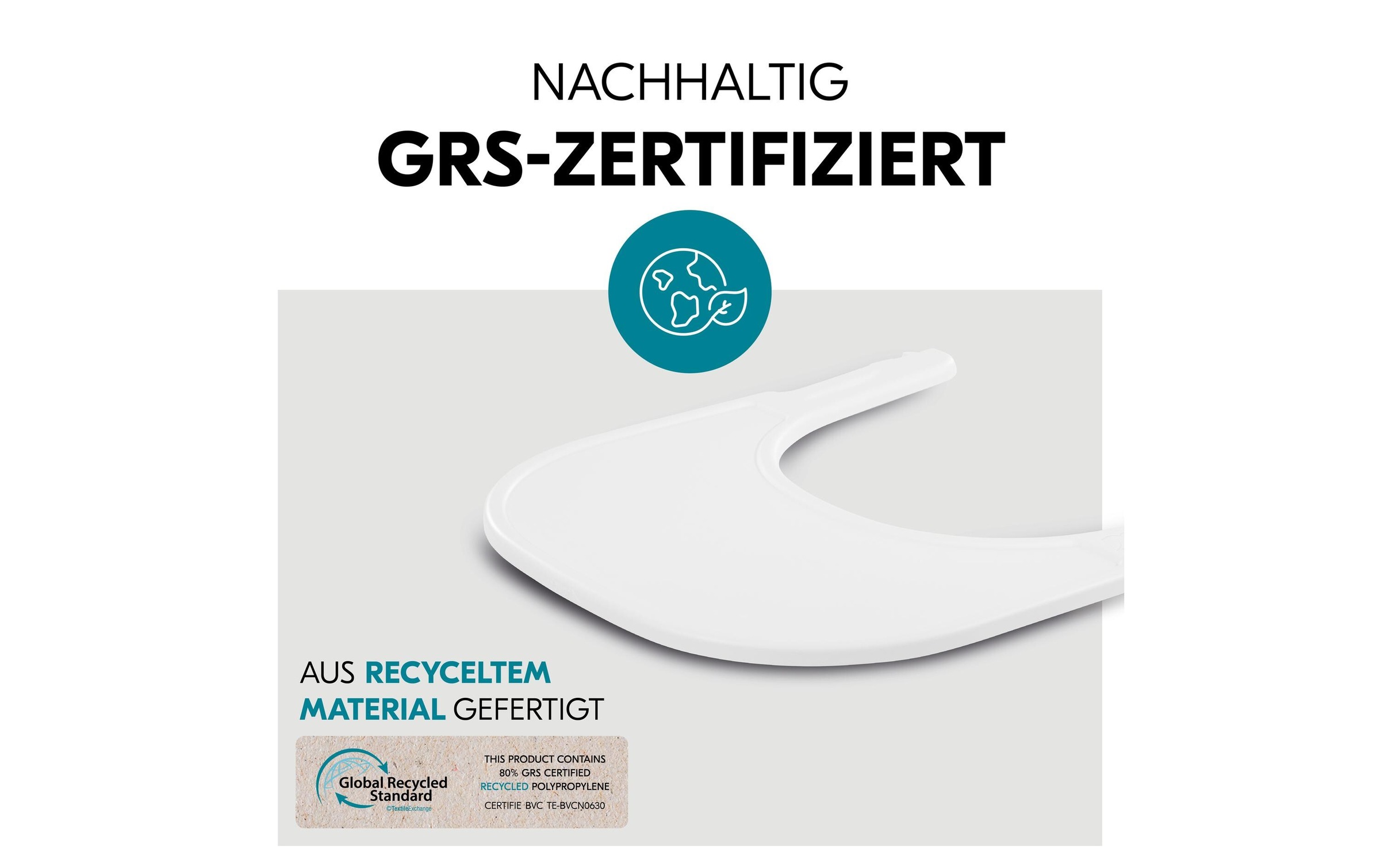 Hauck Hochstuhltablett »Arketa Click Tray White«