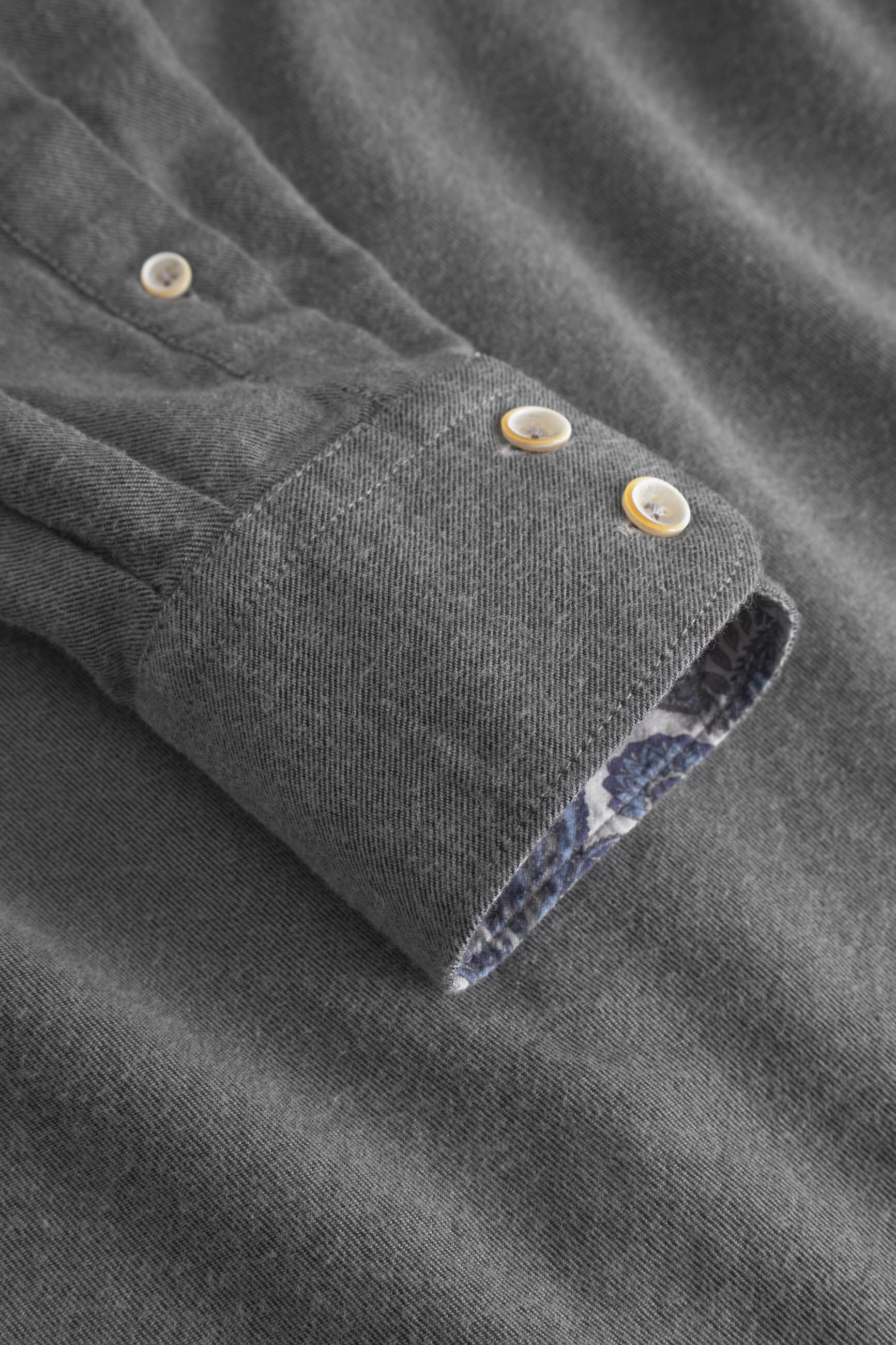colours & sons Langarmhemd »colours & sons Langarmhemd Shirt Brushed Twill«